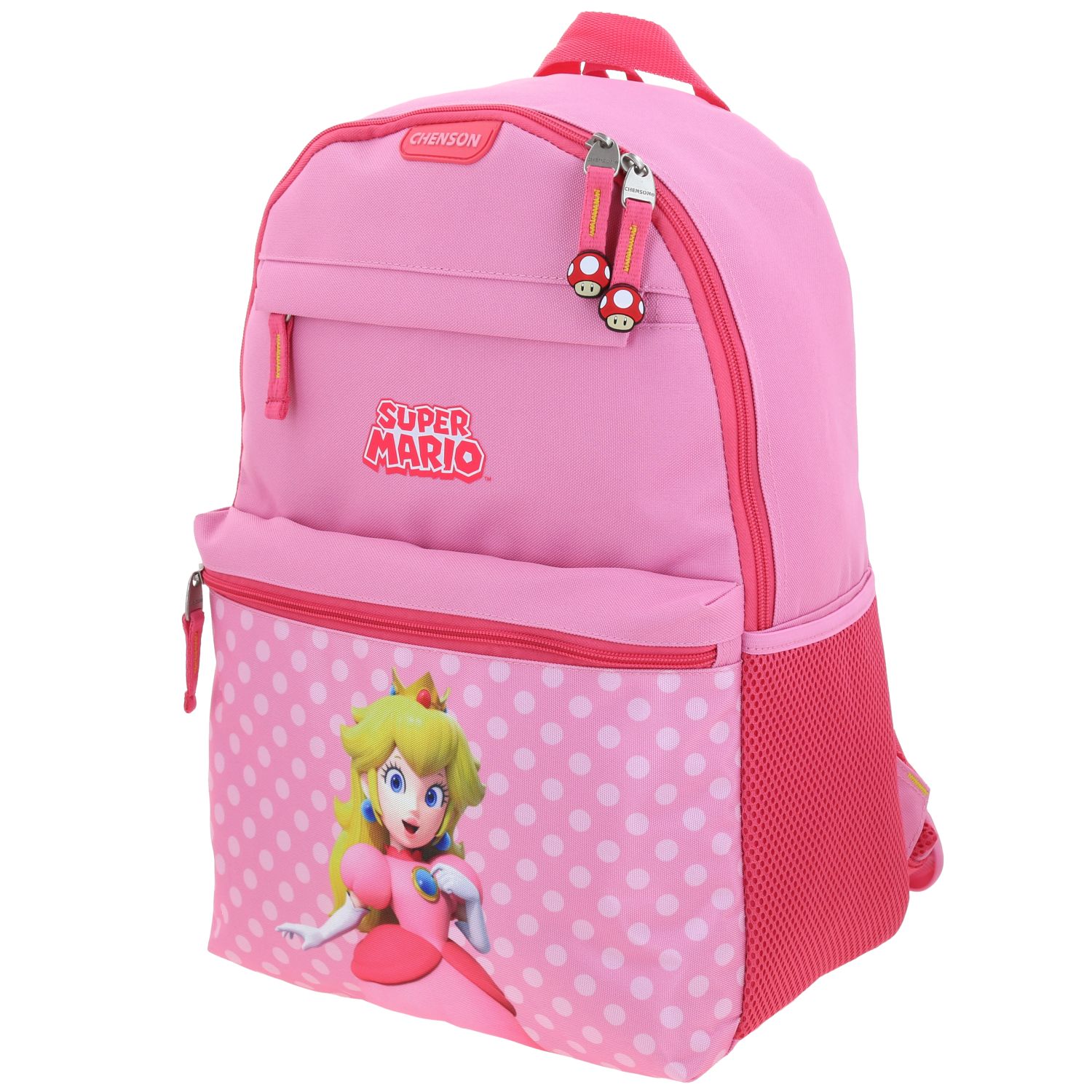 Foto 3 pulgar | Mochila Escolar Grande Chenson Mario Bros Peach Mb70456-p Loly