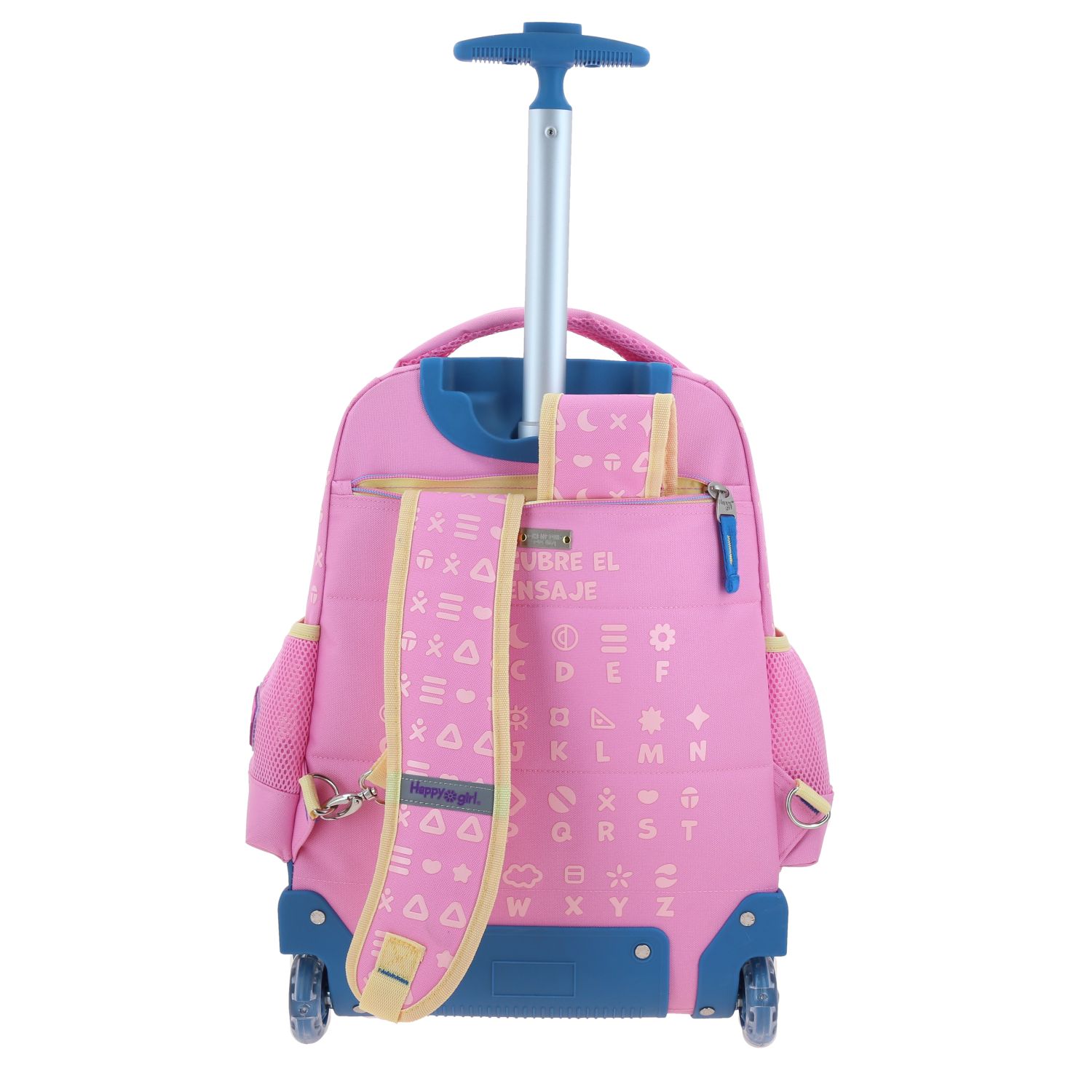 Foto 6 pulgar | Mochila con Ruedas y Luces LED Happy Girl Gispy HG70358-P