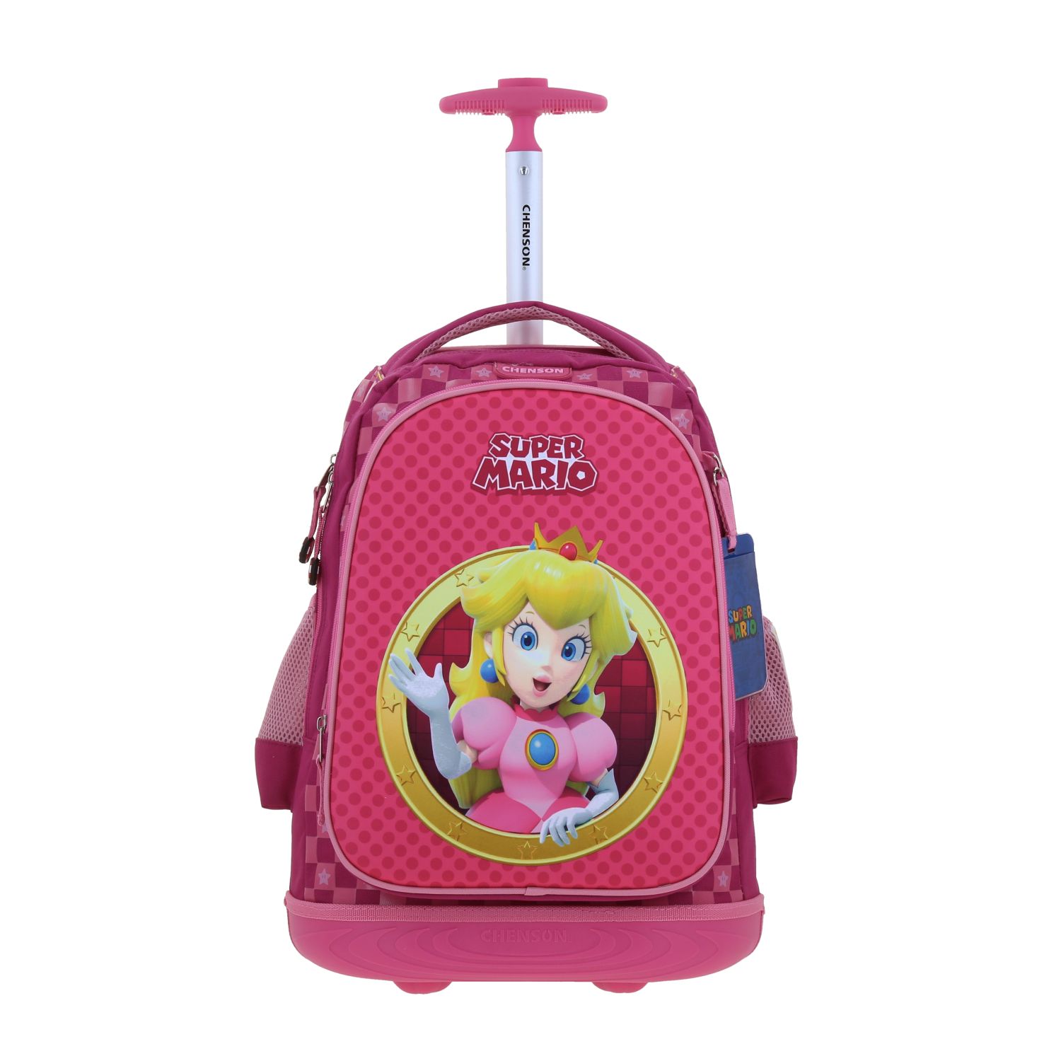 Foto 1 | Mochila Escolar Grande Con Ruedas Y Luces Led Chenson Mario Bros Peach Mb70734-p Barb