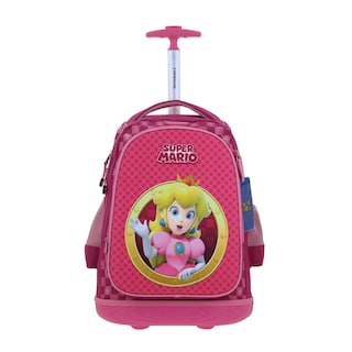 Foto 1 | Mochila Escolar Grande Con Ruedas Y Luces Led Chenson Mario Bros Peach Mb70734-p Barb