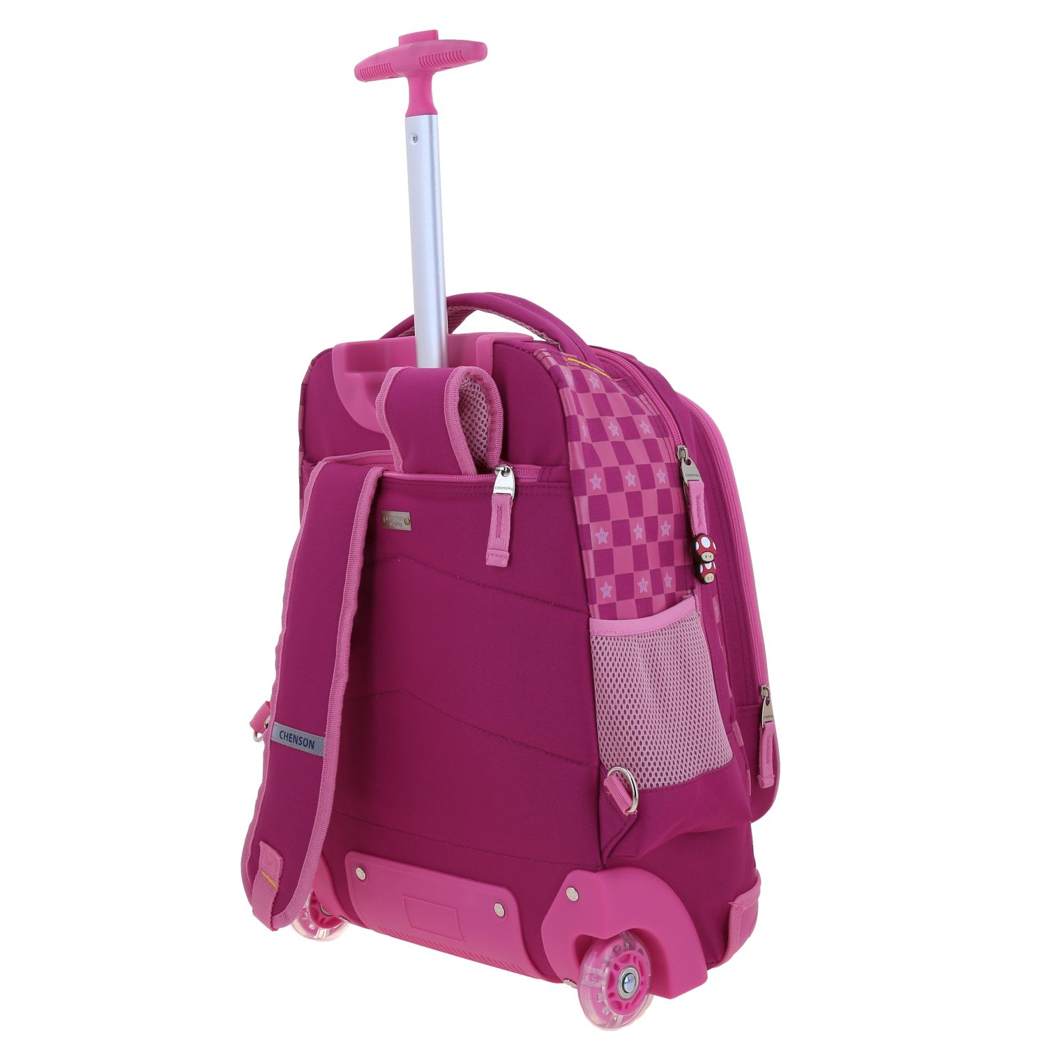 Foto 5 | Mochila Escolar Grande Con Ruedas Y Luces Led Chenson Mario Bros Peach Mb70734-p Barb
