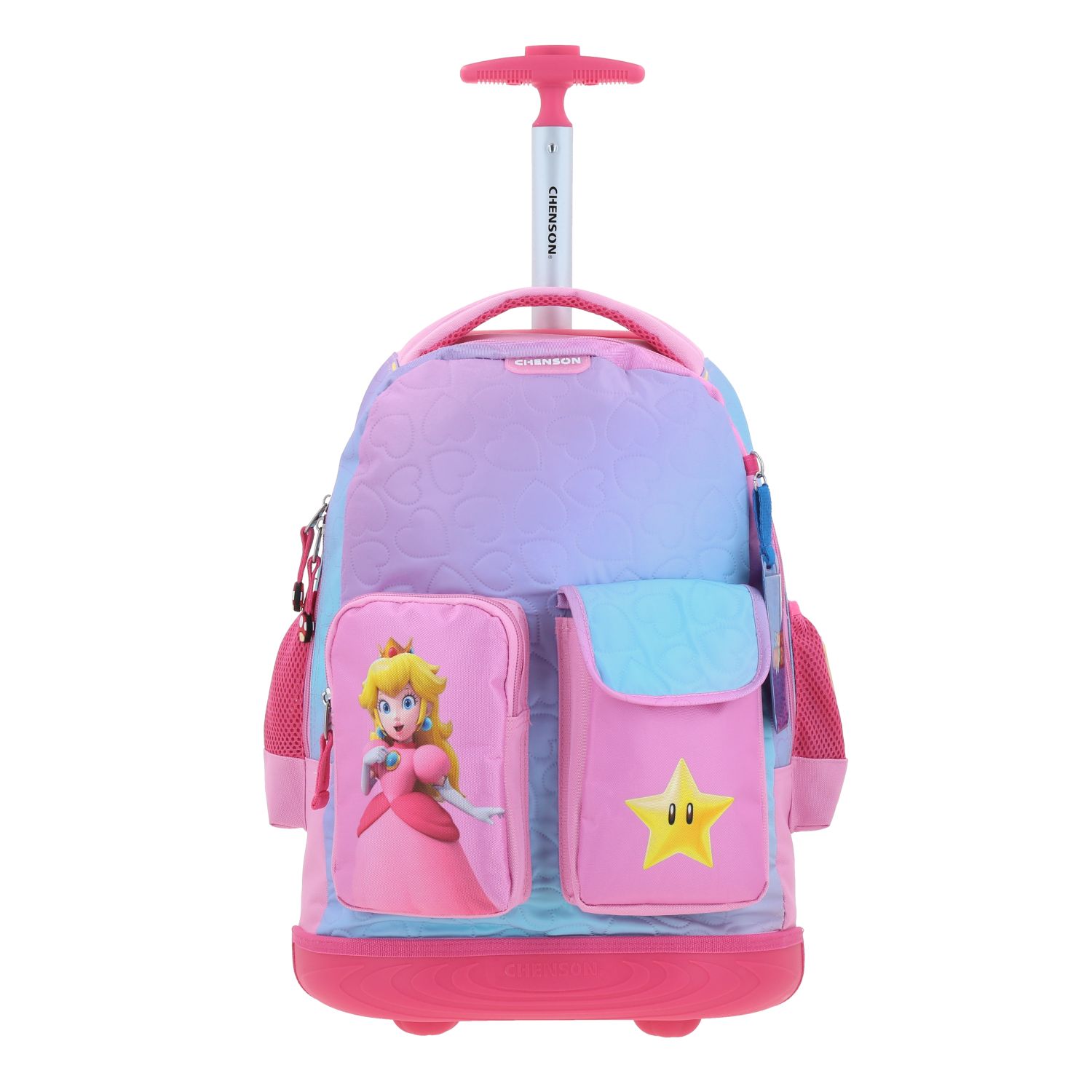 Foto 2 pulgar | Mochila Grande Con Ruedas Y Luces Led Chenson Mario Bros Peach Mb70433-p Kiut