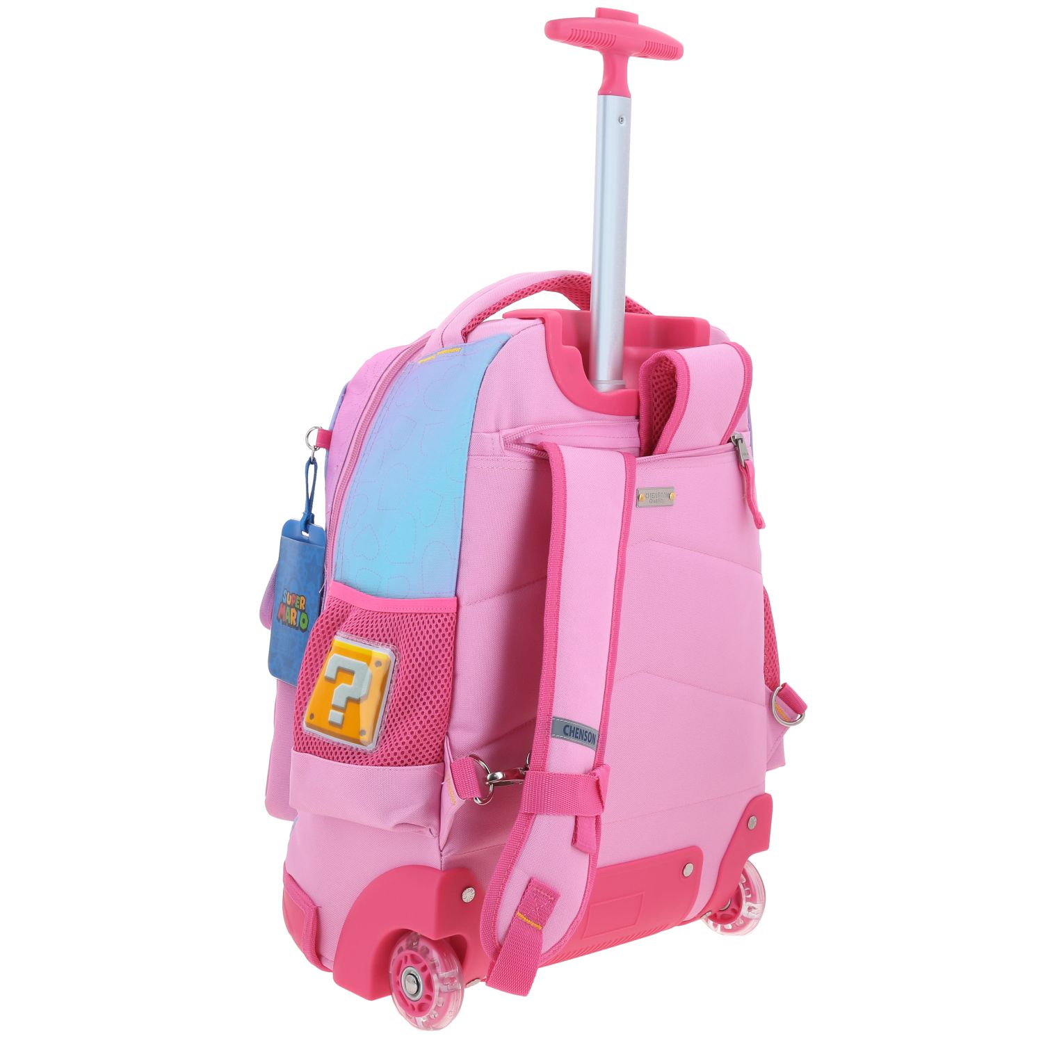 Foto 6 pulgar | Mochila Grande Con Ruedas Y Luces Led Chenson Mario Bros Peach Mb70433-p Kiut