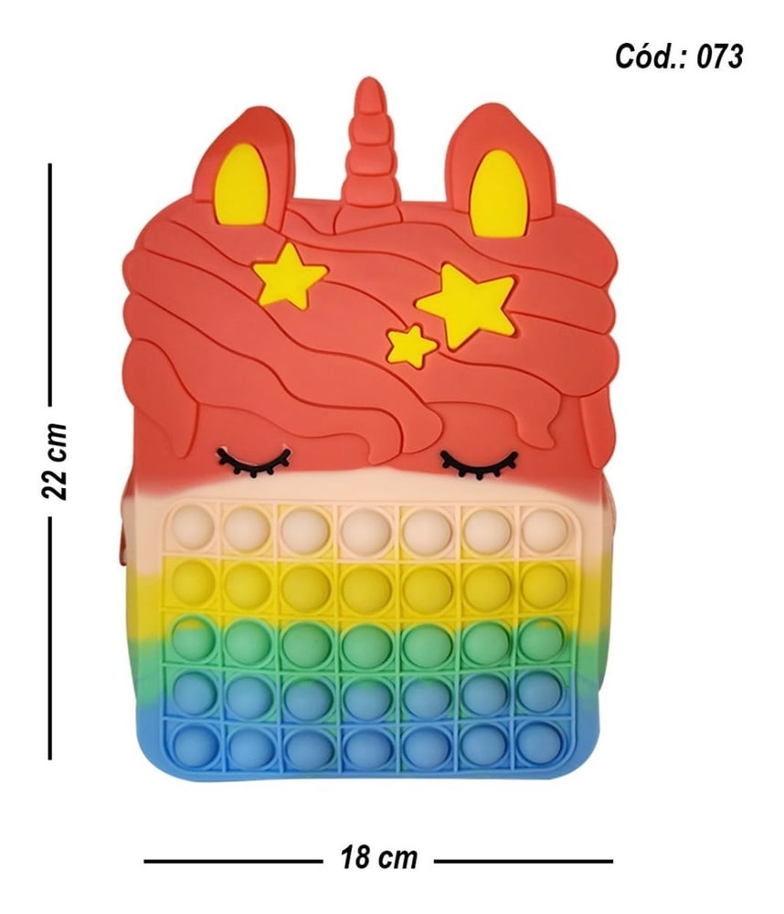 Foto 3 pulgar | Bolsa Antiestrés Pop It para Niños 073 con 22 x 18  cm - Venta Internacional