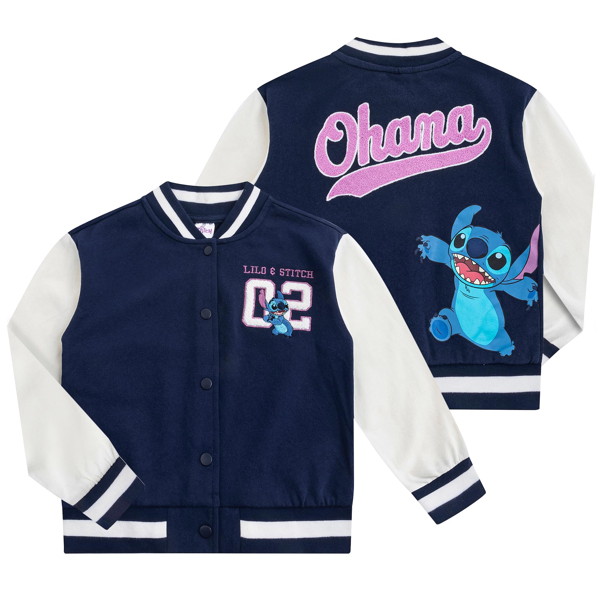 Foto 2 pulgar | Chaqueta Disney Lilo & Stitch Minnie Mouse Para Niños Grandes - Venta Internacional.