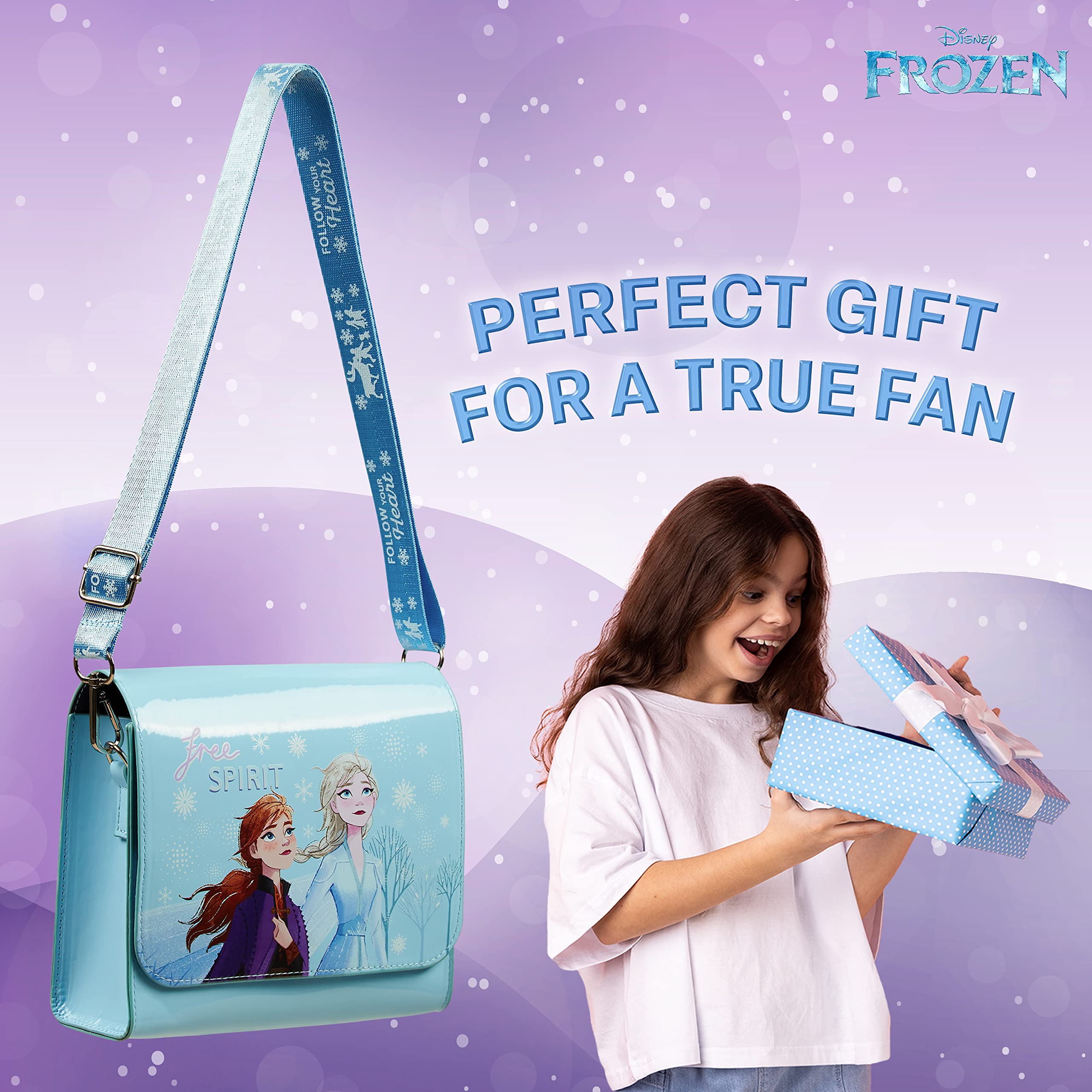 Foto 2 | Bandolera Disney Stitch Para Mujer Y Adolescente, Color Azul Claro - Venta Internacional.