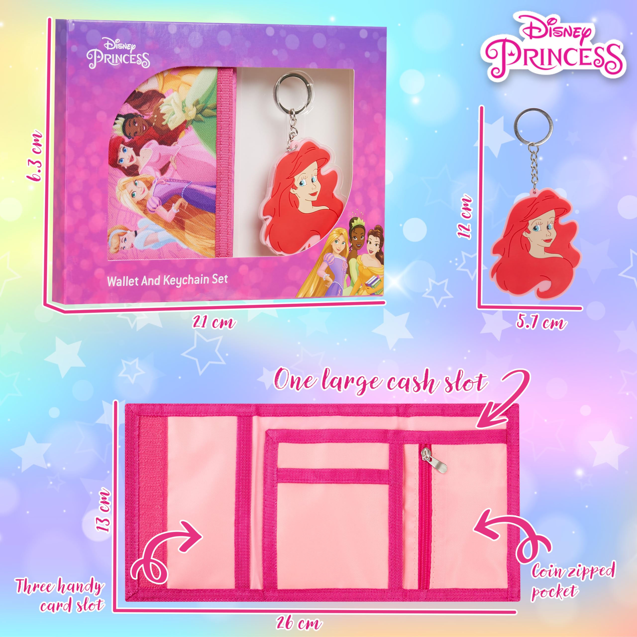 Foto 7 pulgar | Set De Cartera Y Llavero Disney Stitch Para Niños, Color Rosa - Venta Internacional.