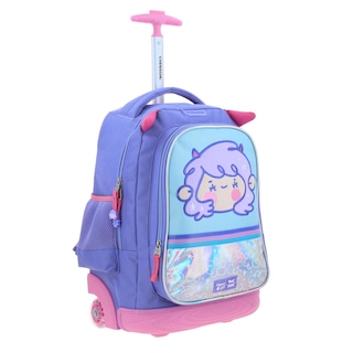 Foto 6 | Mochila Chenson Con Ruedas Y Luces Led Vania Bachur Escolar Primaria Vb70471-u Malva