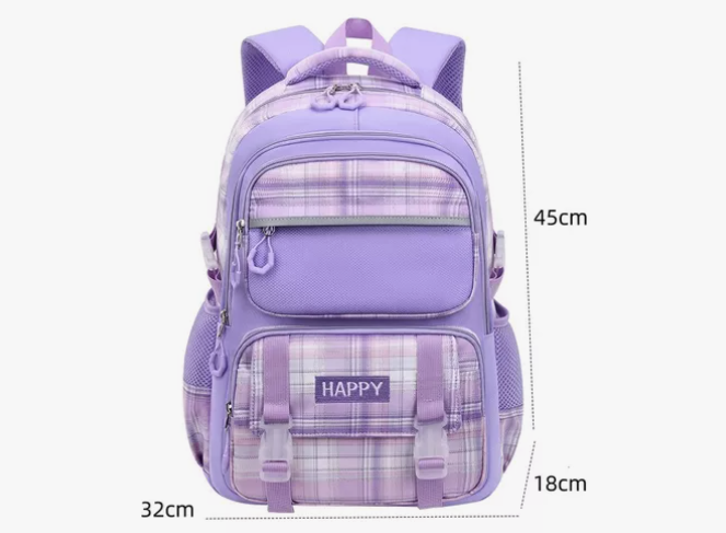 Foto 4 pulgar | Mochila Escolar Xtellar Impermeable De Gran Capacidad Color Púrpura