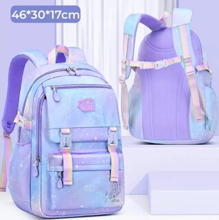 Foto 2 | Mochila Escolar Xtellar Impermeable De Gran Capacidad Color Púrpura