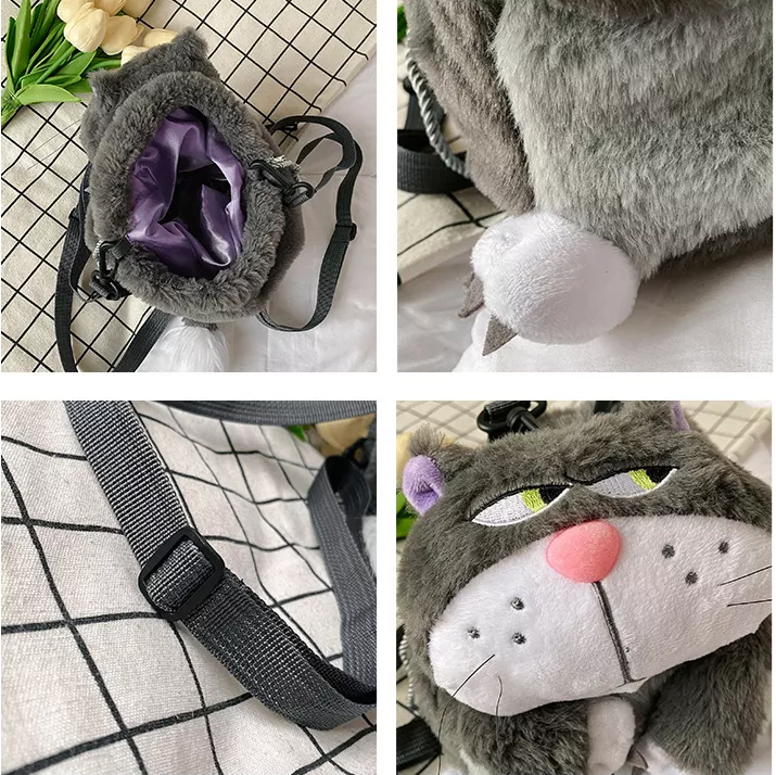Foto 3 pulgar | Mochila Cat Xtellar Para Niñas Moda Infantil Gris