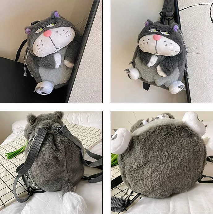 Foto 4 pulgar | Mochila Cat Xtellar Para Niñas Moda Infantil Gris