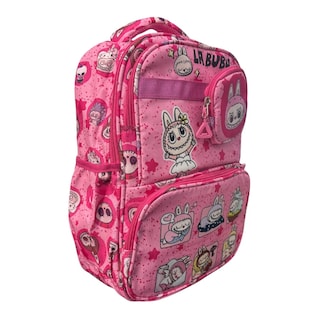 Foto 3 | Mochila Escolar Color Rosa De Labubu