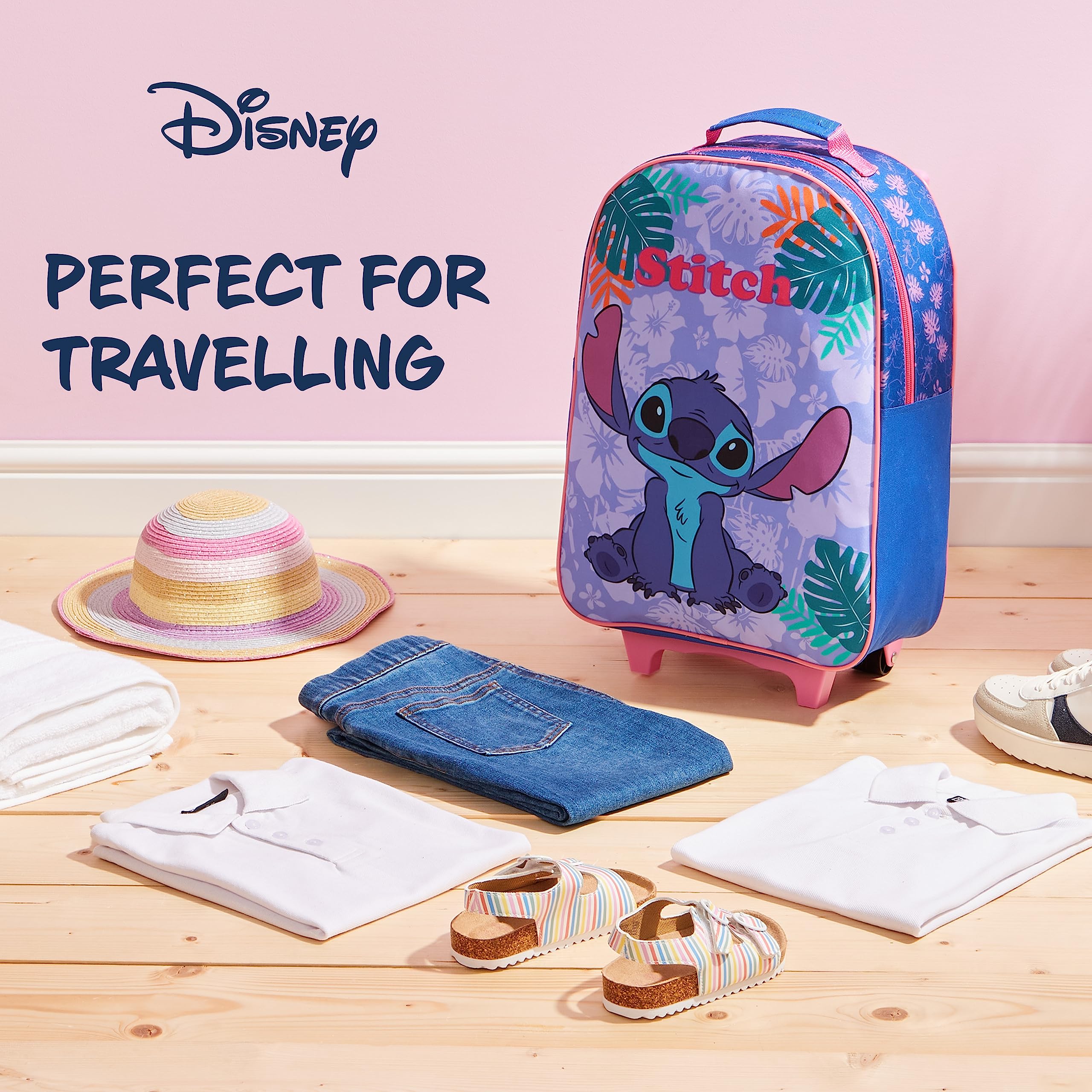 Foto 3 pulgar | Bolsa Plegable Tipo Trolley Suitcase Disney De 47 X 30 X 17 Cm Con 2 Ruedas - Venta Internacional.
