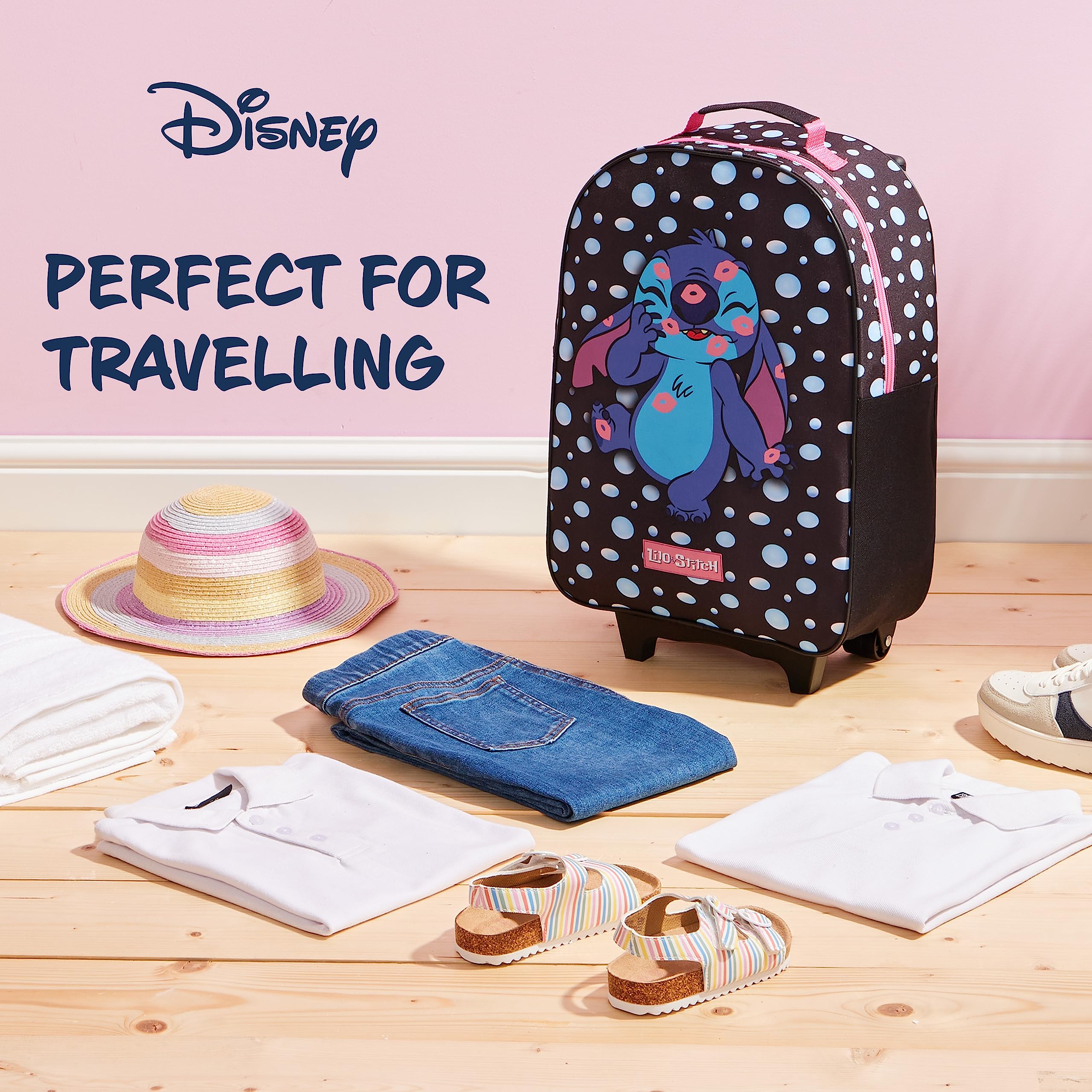 Foto 3 pulgar | Bolsa Plegable Tipo Trolley Suitcase Disney De 47 X 30 Cm Con 2 Ruedas - Venta Internacional.