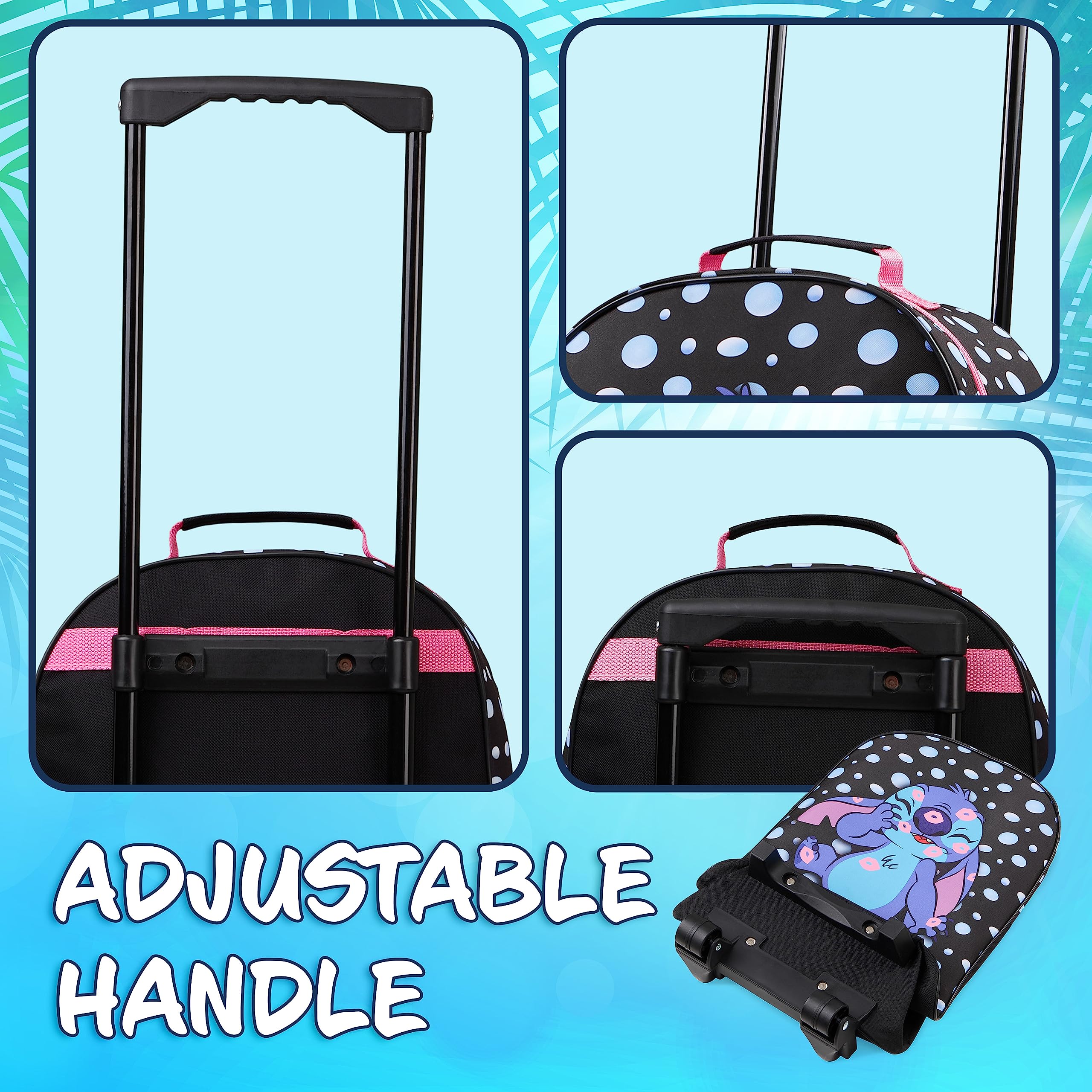 Foto 4 pulgar | Bolsa Plegable Tipo Trolley Suitcase Disney De 47 X 30 Cm Con 2 Ruedas - Venta Internacional.