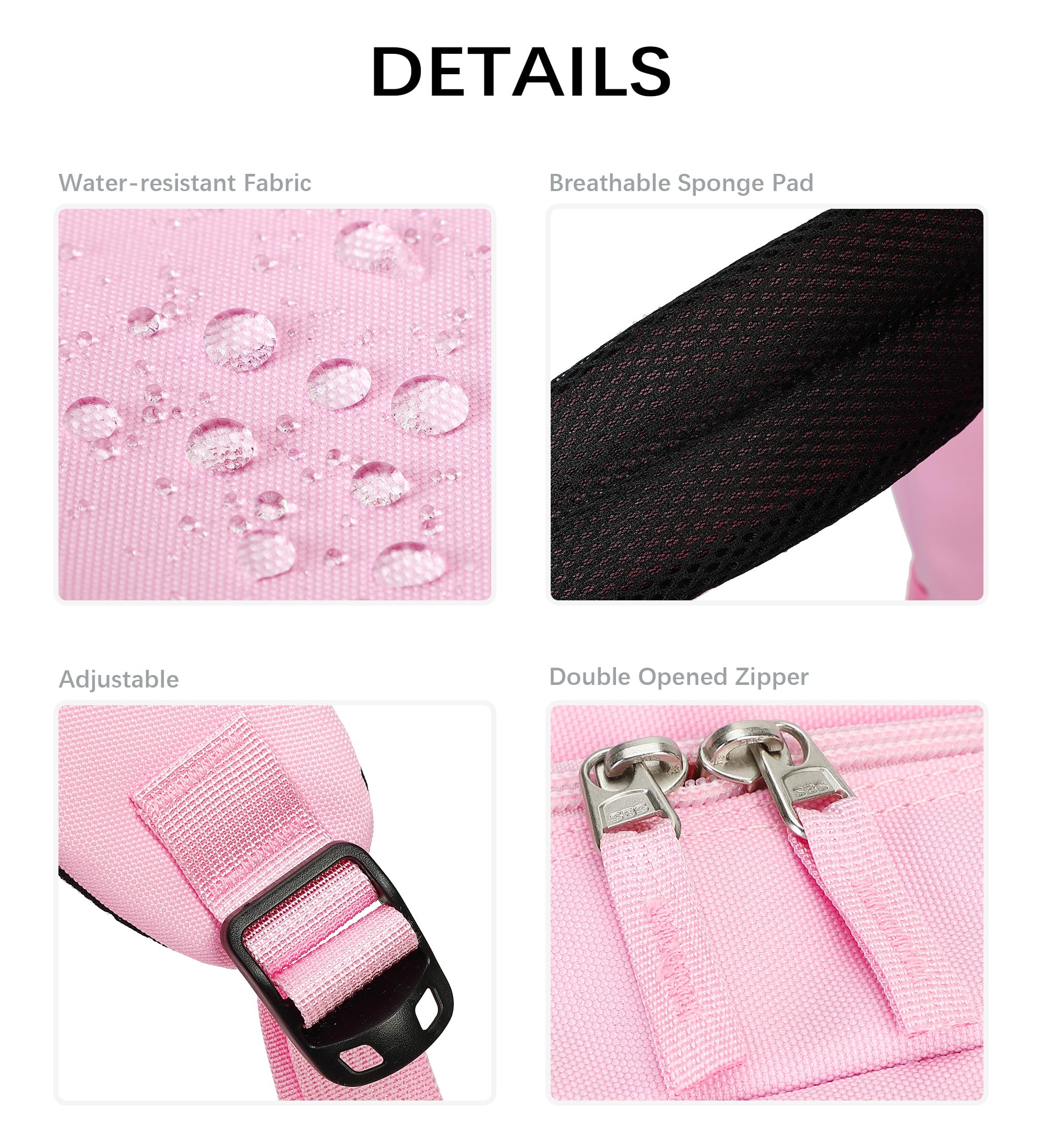 Foto 6 pulgar | Mochila Abshoo Rosa-Venta Internacional