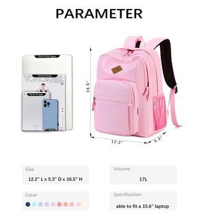 Foto 6 | Mochila Abshoo Rosa-Venta Internacional