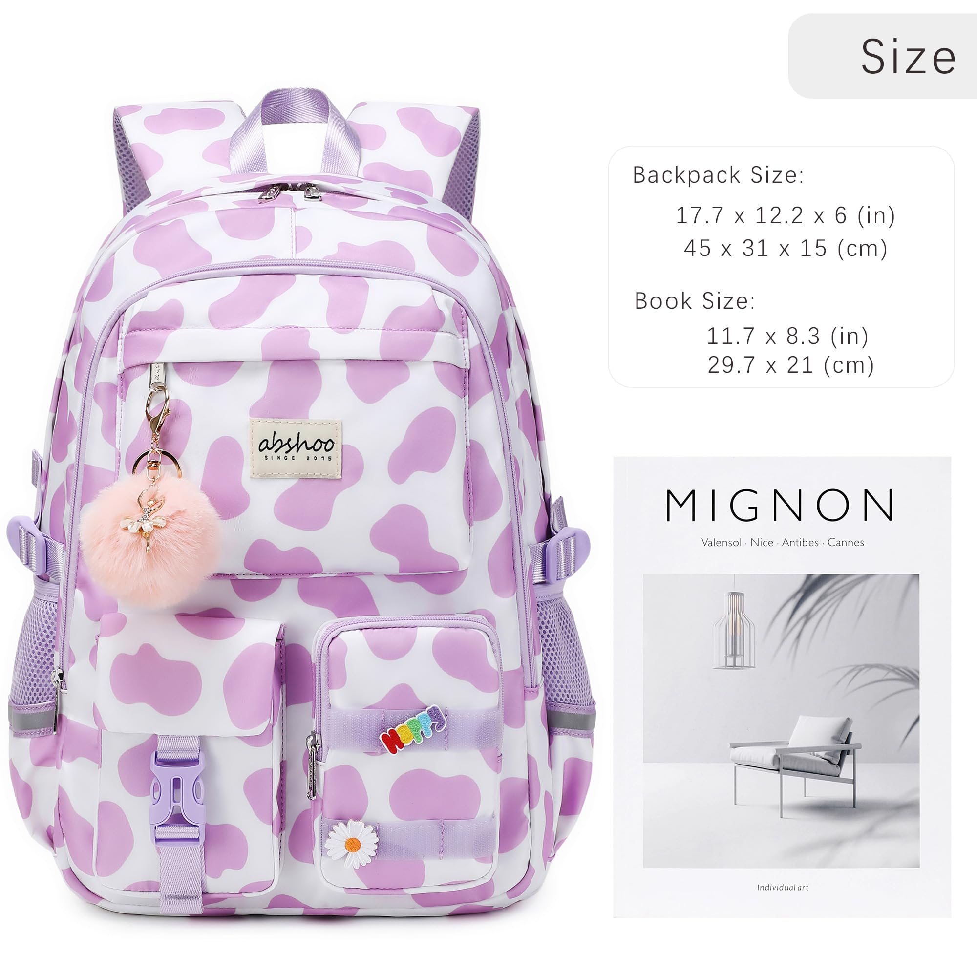Foto 7 pulgar | Mochila Abshoo Big Student - Venta Internacional