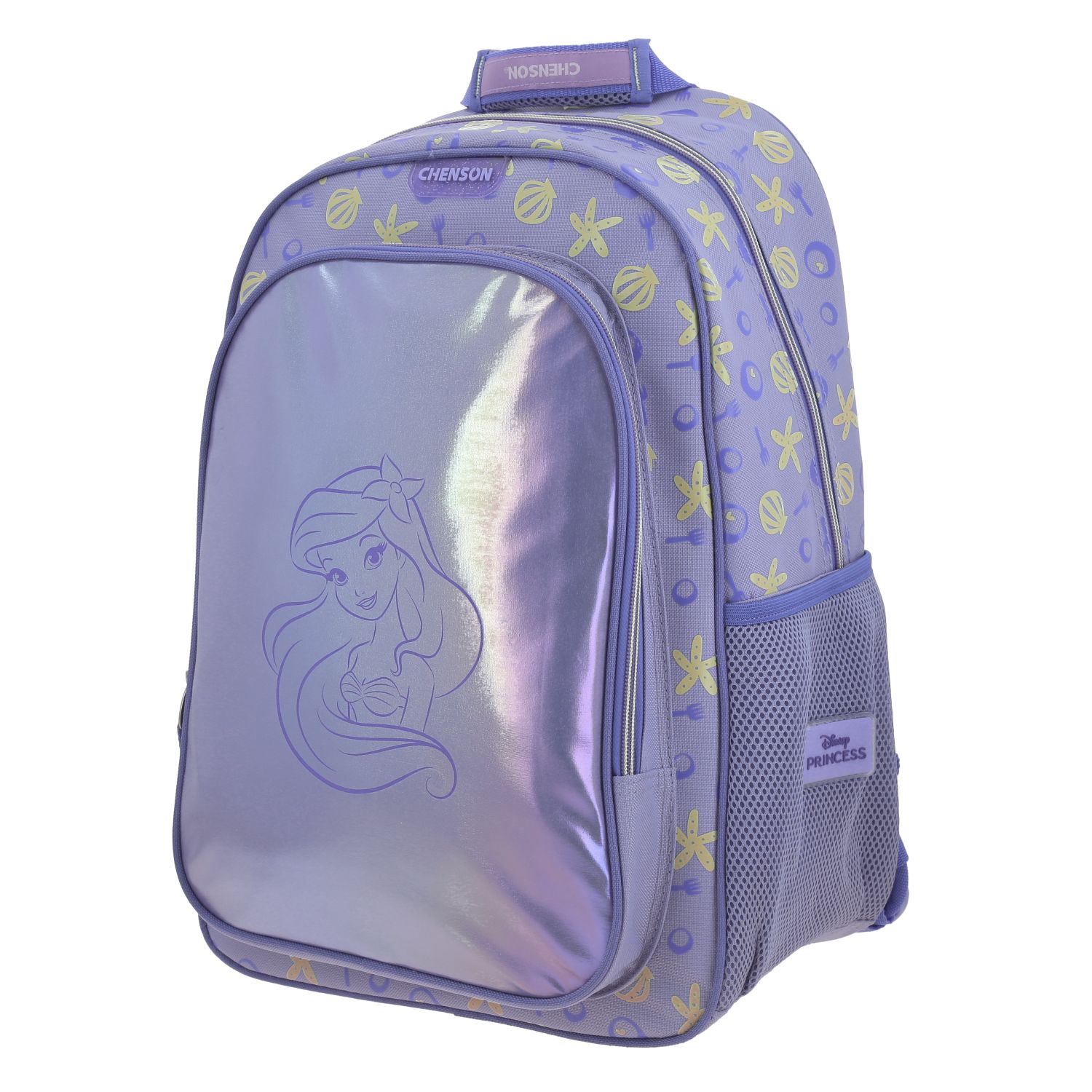 Foto 3 pulgar | Mochila Escolar Grande Chenson Disney Princesas Ariel Sirenita Sia Pr70610-v