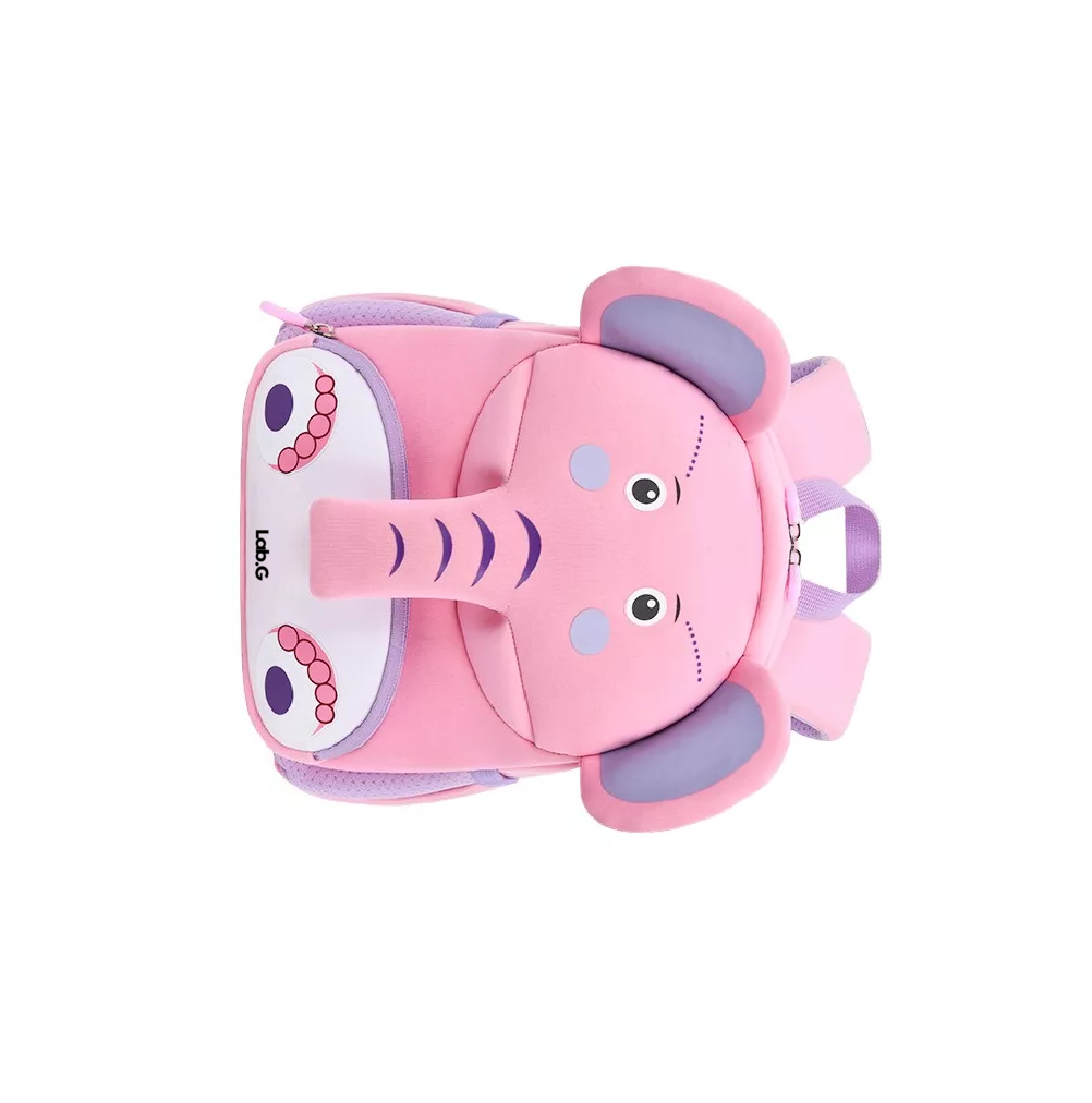 Foto 4 | Mochila Escolar Impermeable Ligero Transpirable Rosa Elefante