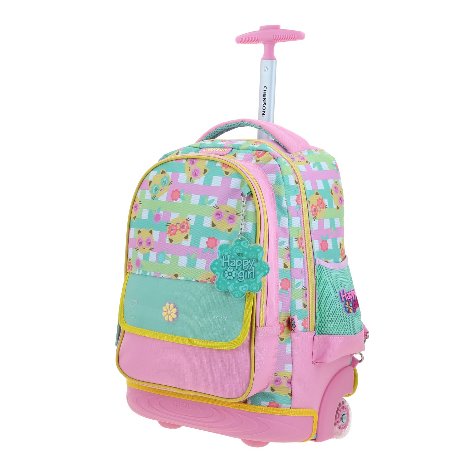 Foto 3 pulgar | Mochila Grande De Ruedas  Con Luz Led Happy Girl Wendy
