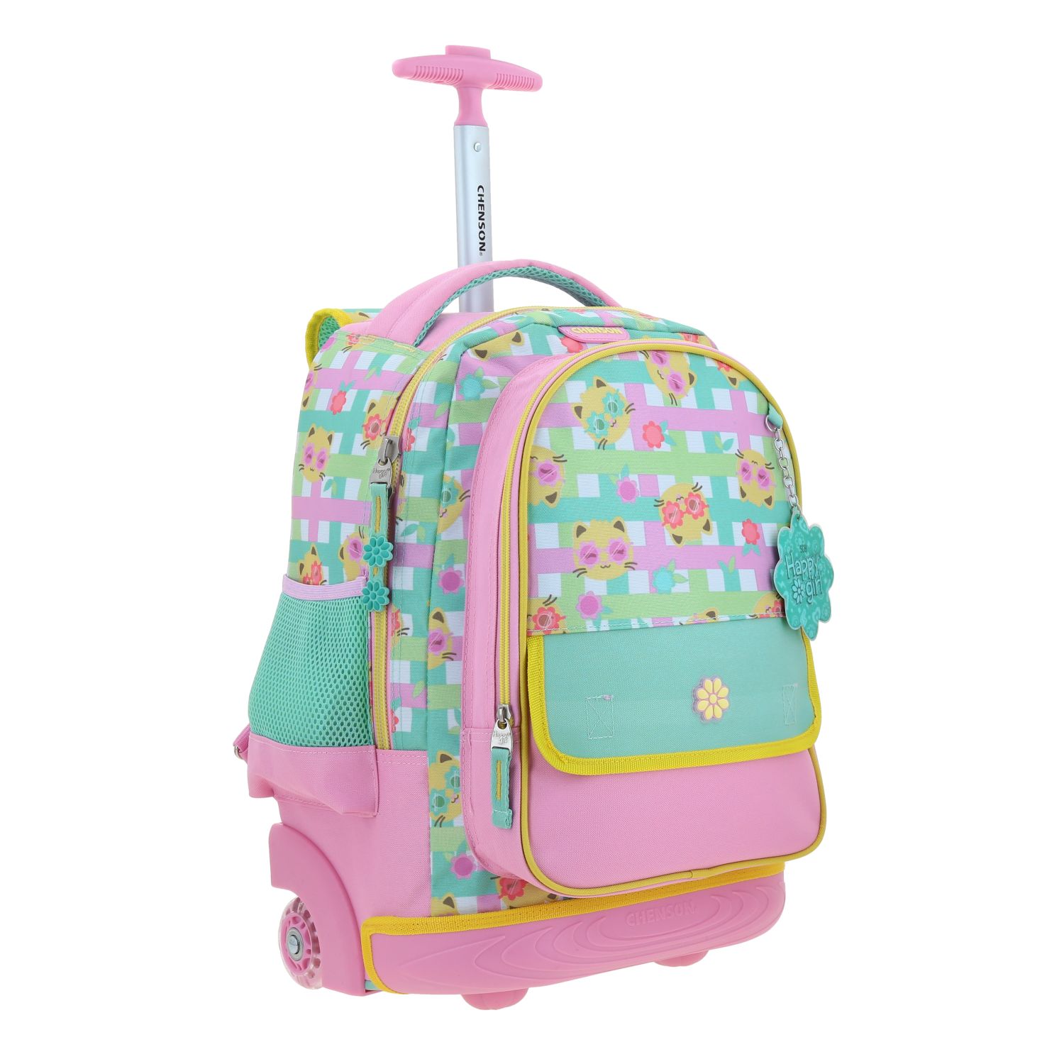 Foto 7 pulgar | Mochila Grande De Ruedas  Con Luz Led Happy Girl Wendy
