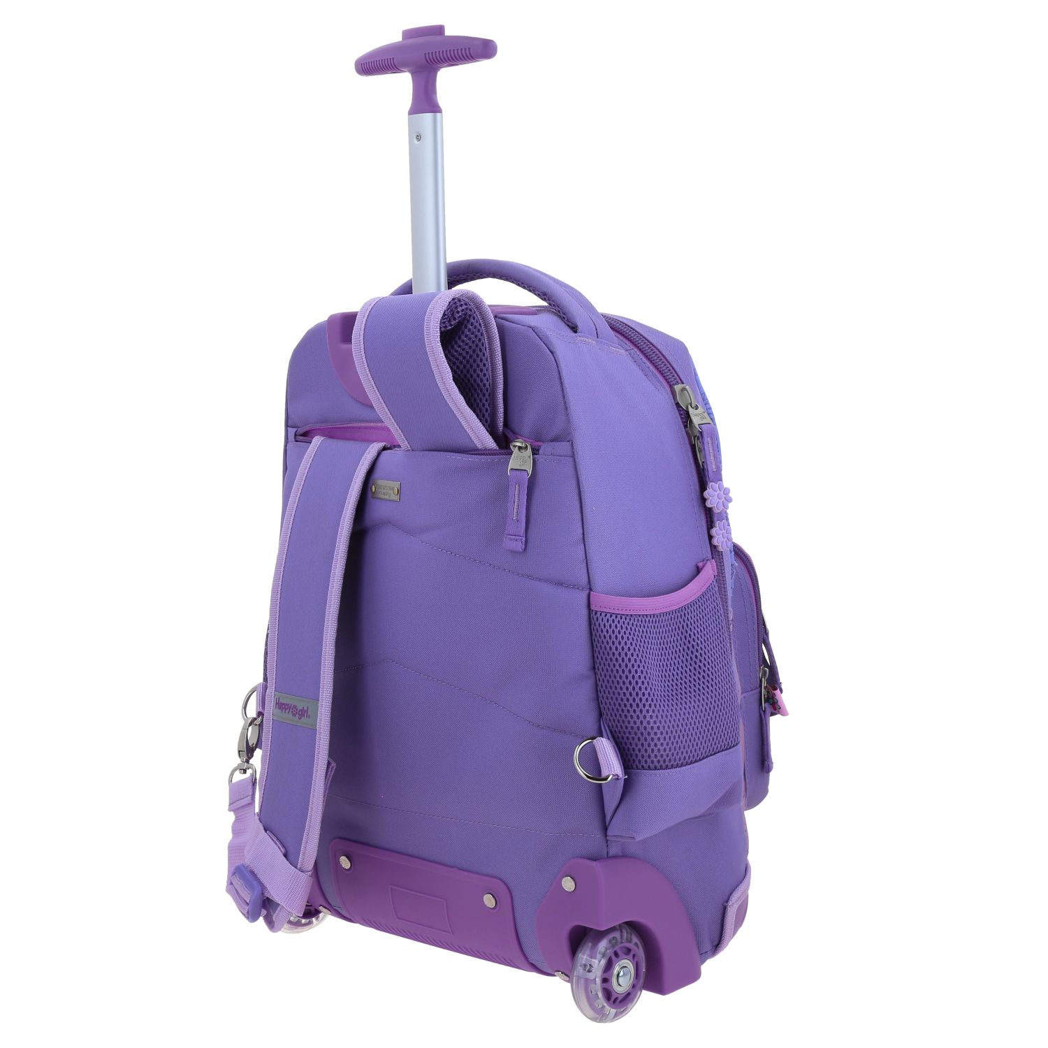 Foto 5 | Mochila Grande De Ruedas Con Luz Led Happy Girl Cowli Hg70256-u