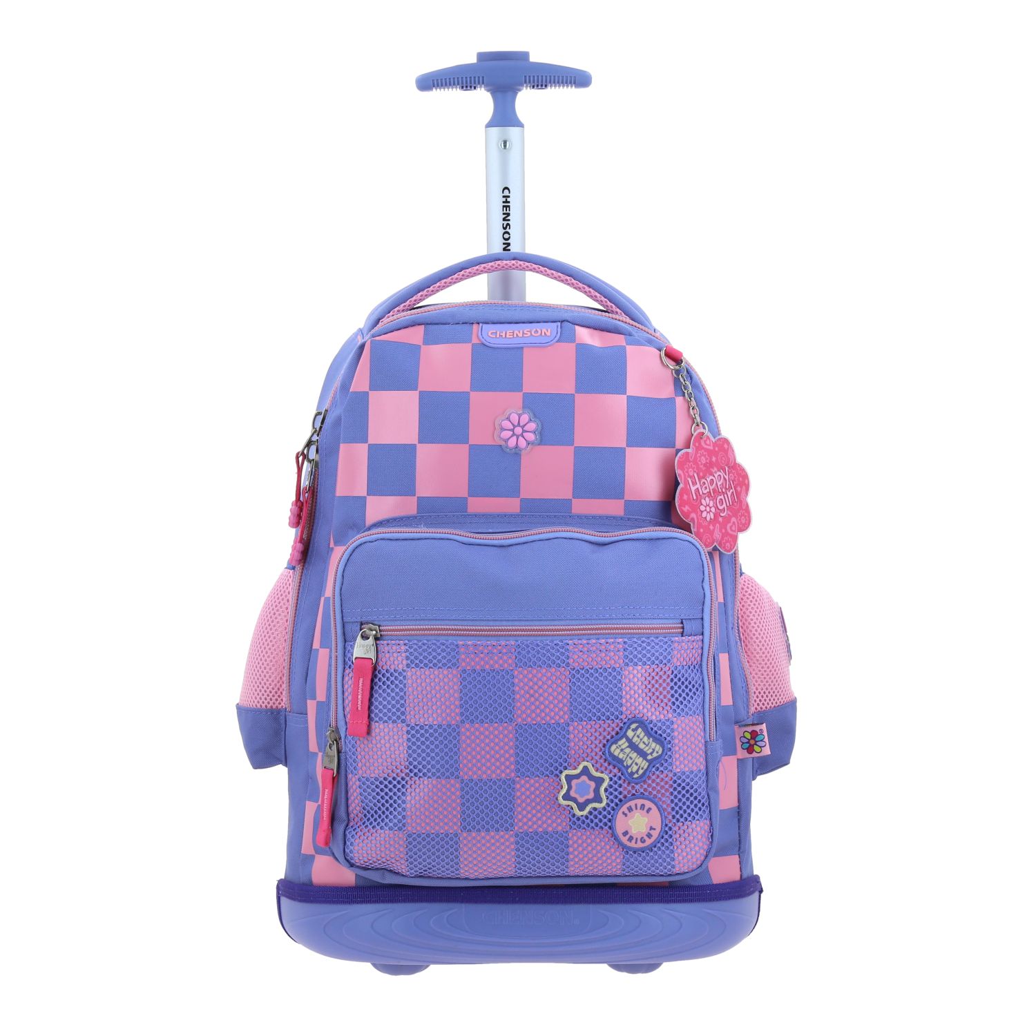 Foto 2 pulgar | Mochila Grande De Ruedas Con Luz Led Happy Girl Chester Hg70238-u