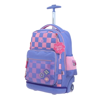 Foto 2 | Mochila Grande De Ruedas Con Luz Led Happy Girl Chester Hg70238-u