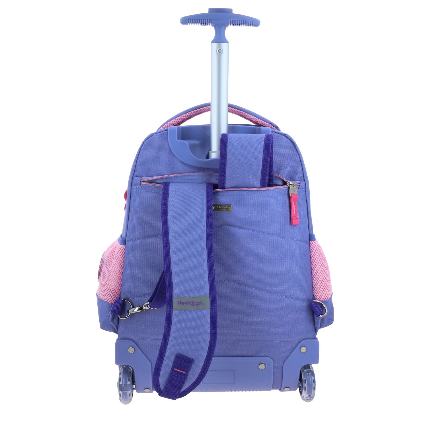 Foto 5 pulgar | Mochila Grande De Ruedas Con Luz Led Happy Girl Chester Hg70238-u