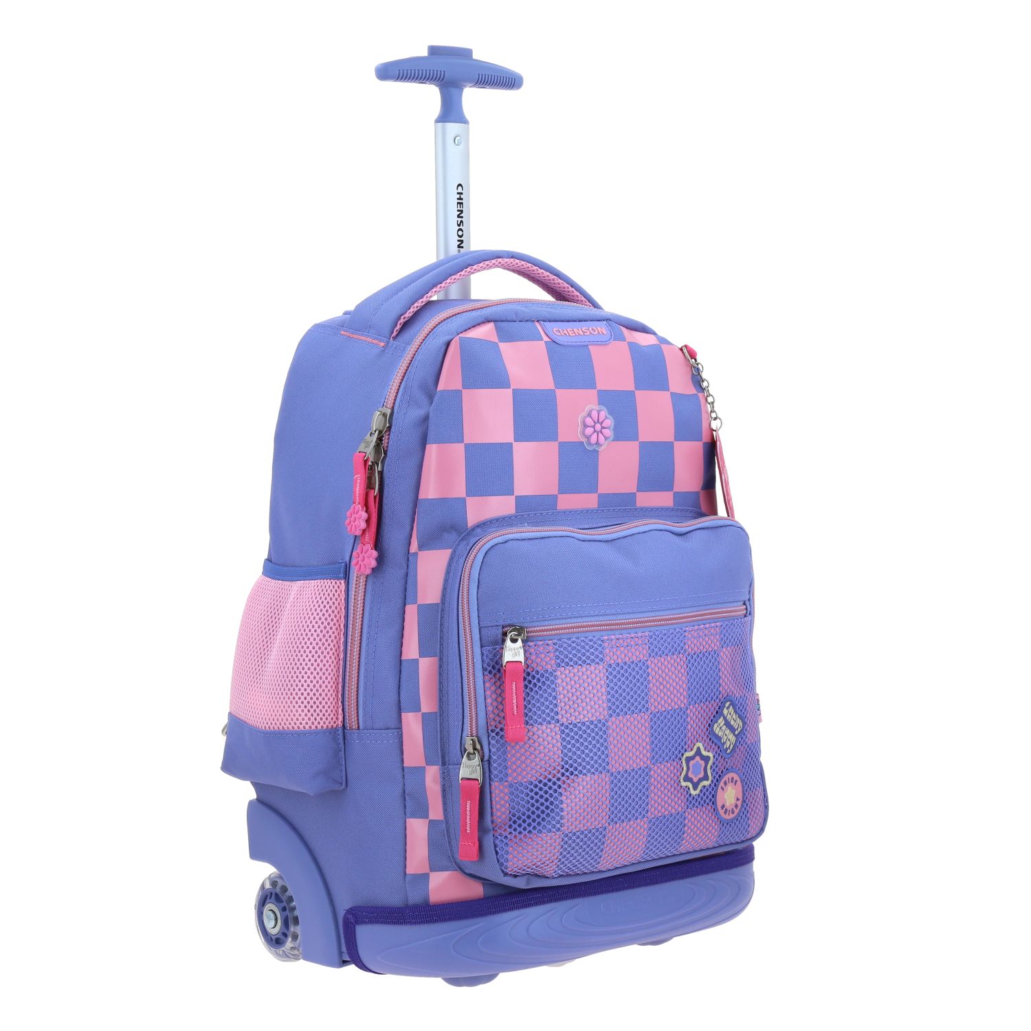 Foto 7 pulgar | Mochila Grande De Ruedas Con Luz Led Happy Girl Chester Hg70238-u