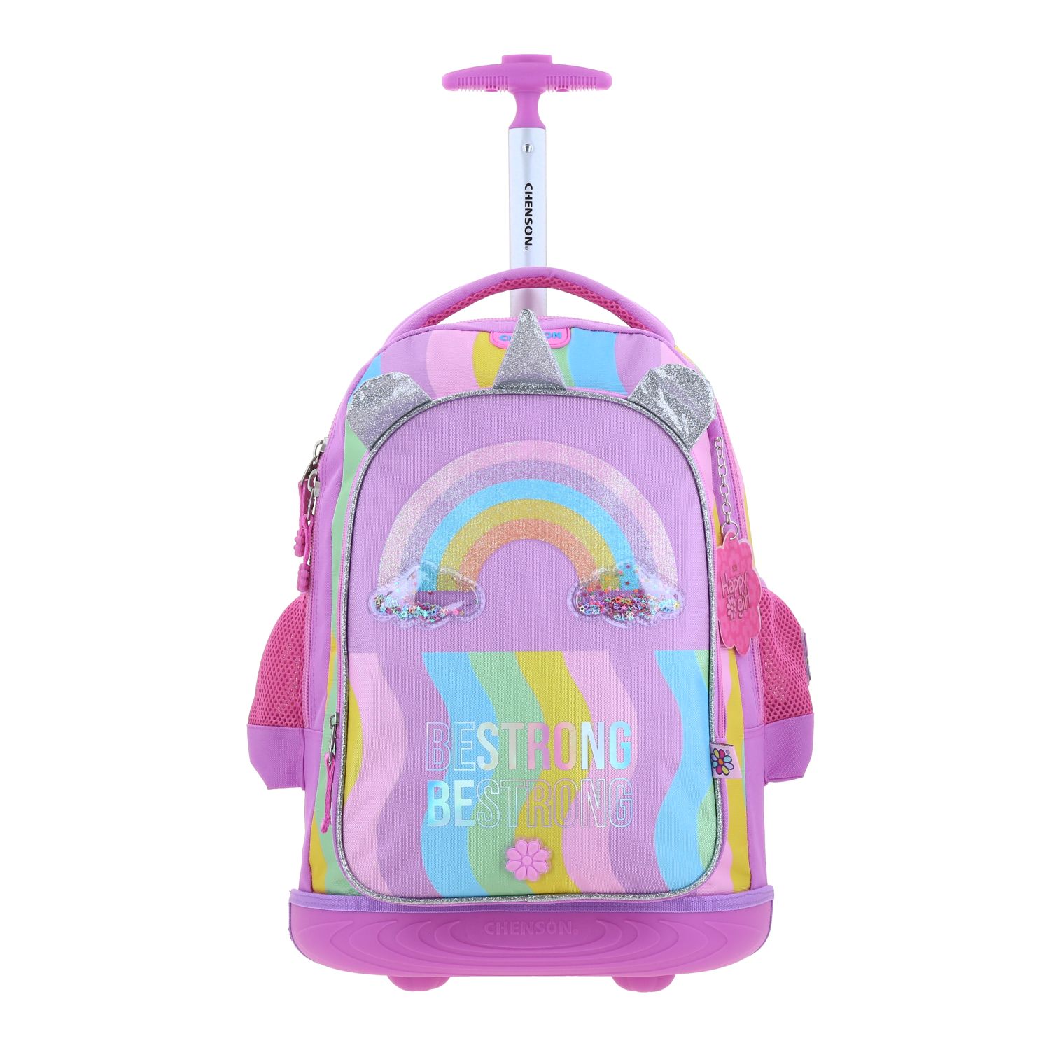Foto 1 | Mochila Grande De Ruedas Con Luz Led Happy Girl Iris Hg70407-c