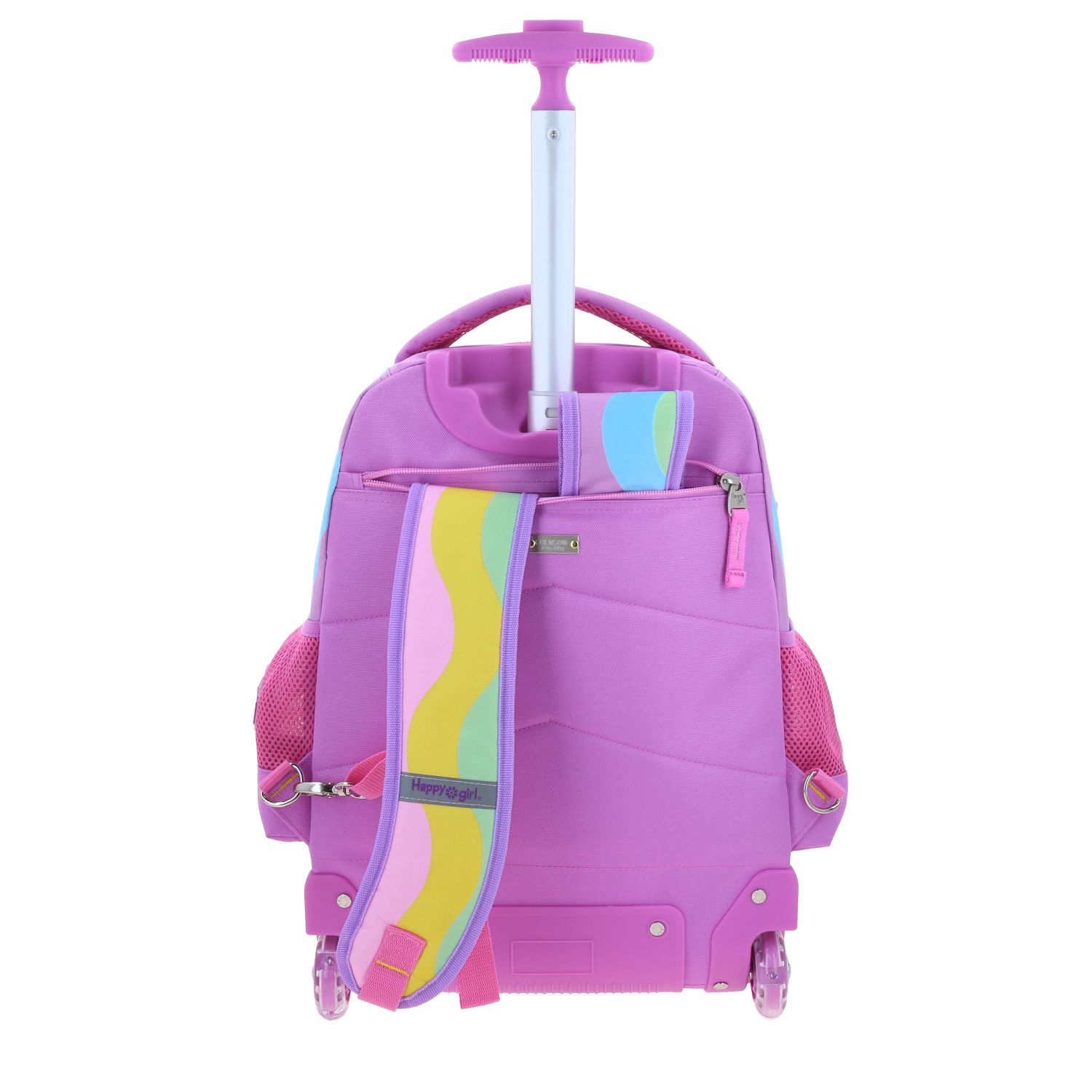 Foto 5 pulgar | Mochila Grande De Ruedas Con Luz Led Happy Girl Iris Hg70407-c