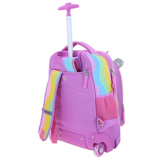 Foto 5 | Mochila Grande De Ruedas Con Luz Led Happy Girl Iris Hg70407-c