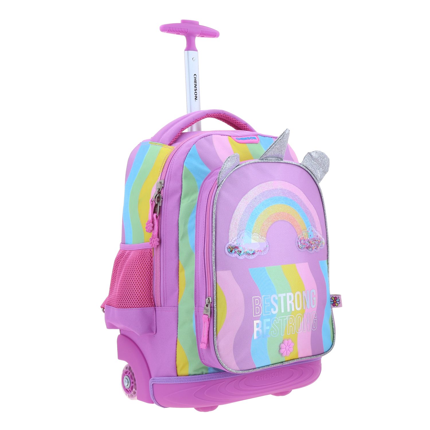 Foto 7 pulgar | Mochila Grande De Ruedas Con Luz Led Happy Girl Iris Hg70407-c