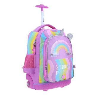 Foto 6 | Mochila Grande De Ruedas Con Luz Led Happy Girl Iris Hg70407-c