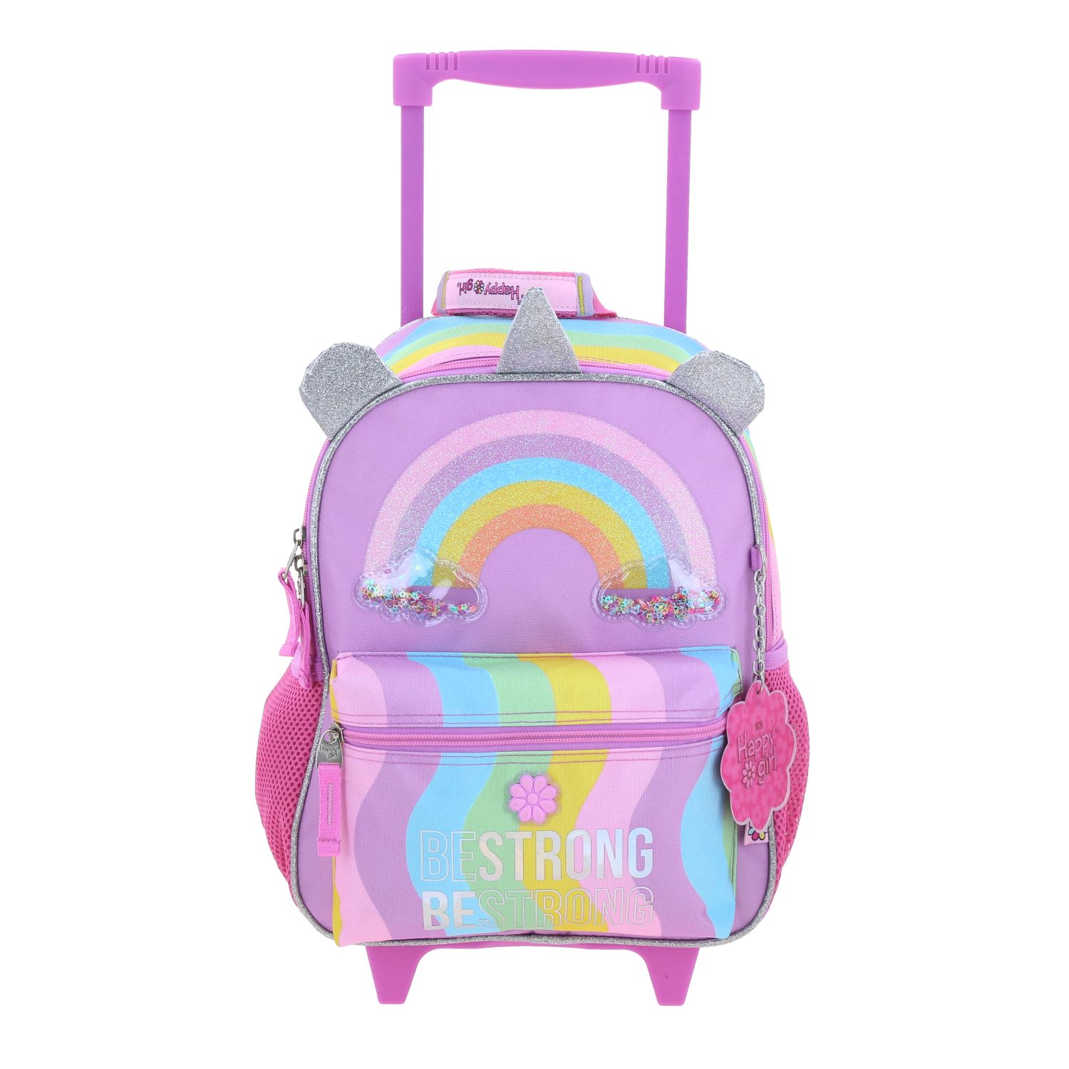 Foto 2 pulgar | Mochila Chica Chenson Con Ruedas Escolar Kinder Happy Girl Iris Hg70406-c