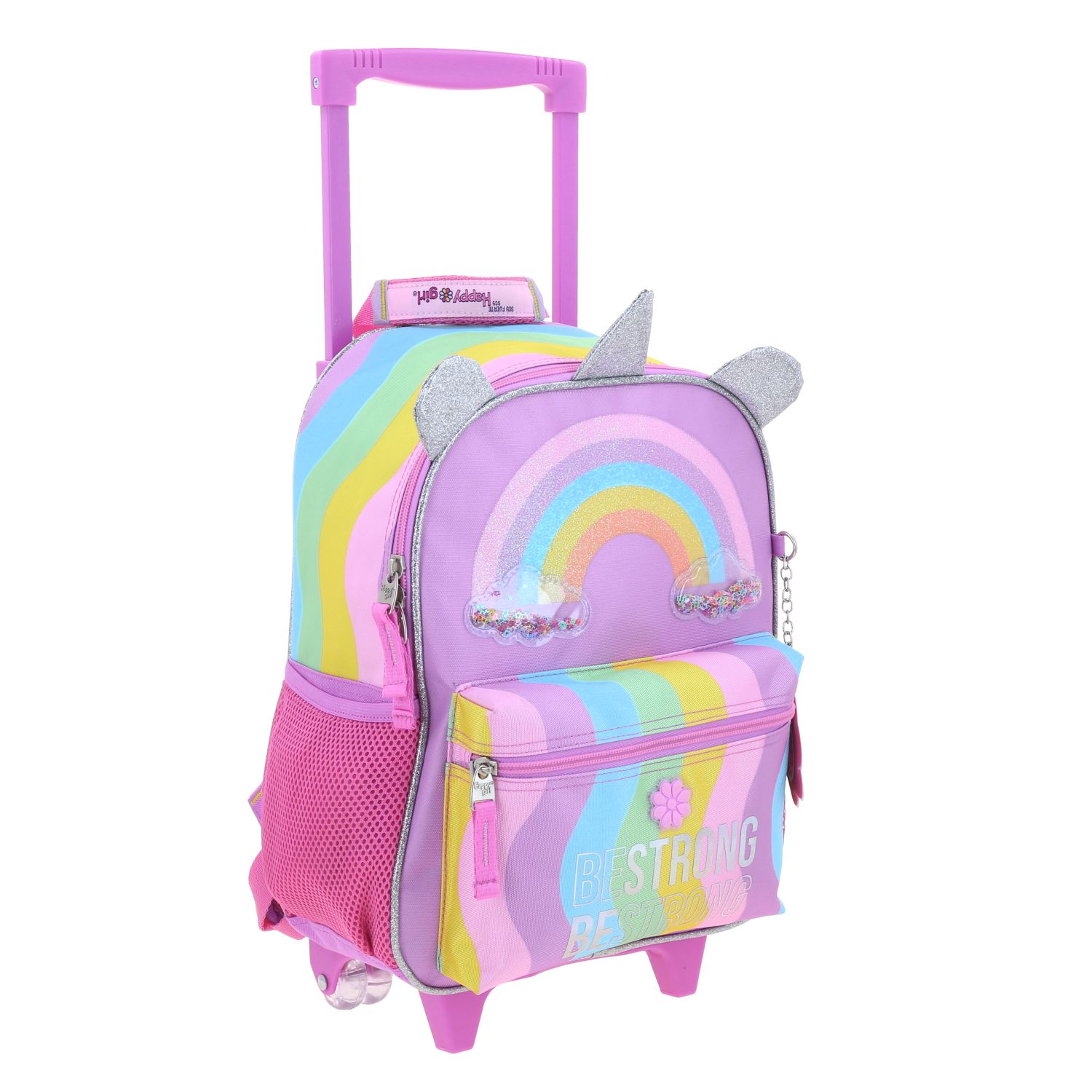 Foto 7 pulgar | Mochila Chica Chenson Con Ruedas Escolar Kinder Happy Girl Iris Hg70406-c