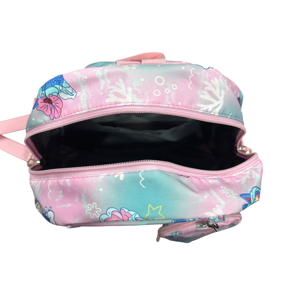 Foto 3 | Mochila Infantil Labubu Color Rosa Con Doble Cierre