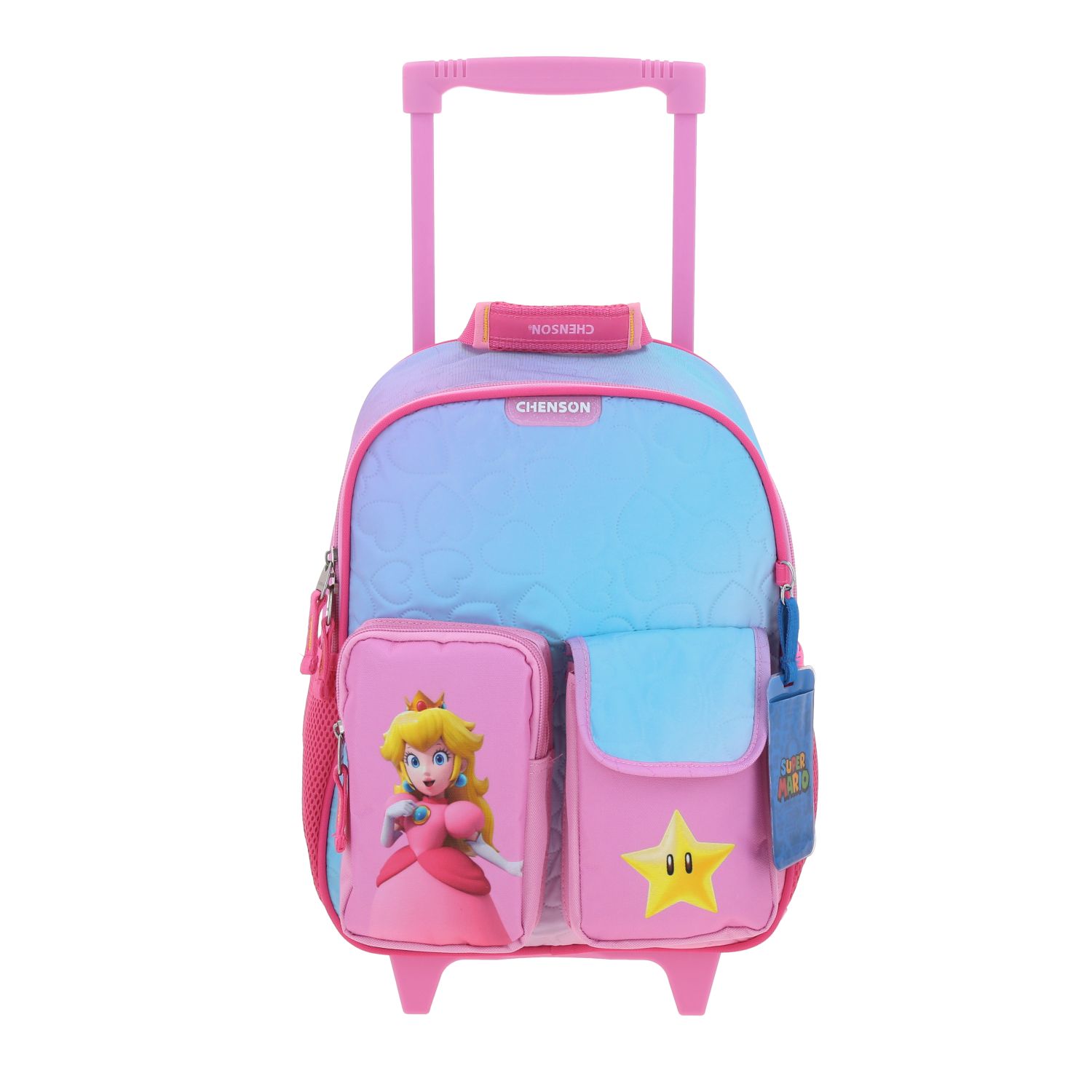 Foto 1 | Mochila Chica Kinder Con Ruedas Chenson Mario Bros Peach Mb70434-p Kiut