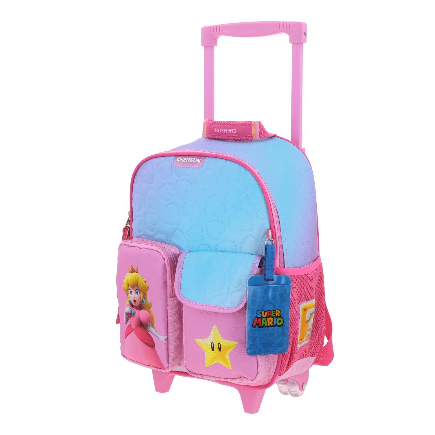 Foto 2 | Mochila Chica Kinder Con Ruedas Chenson Mario Bros Peach Mb70434-p Kiut