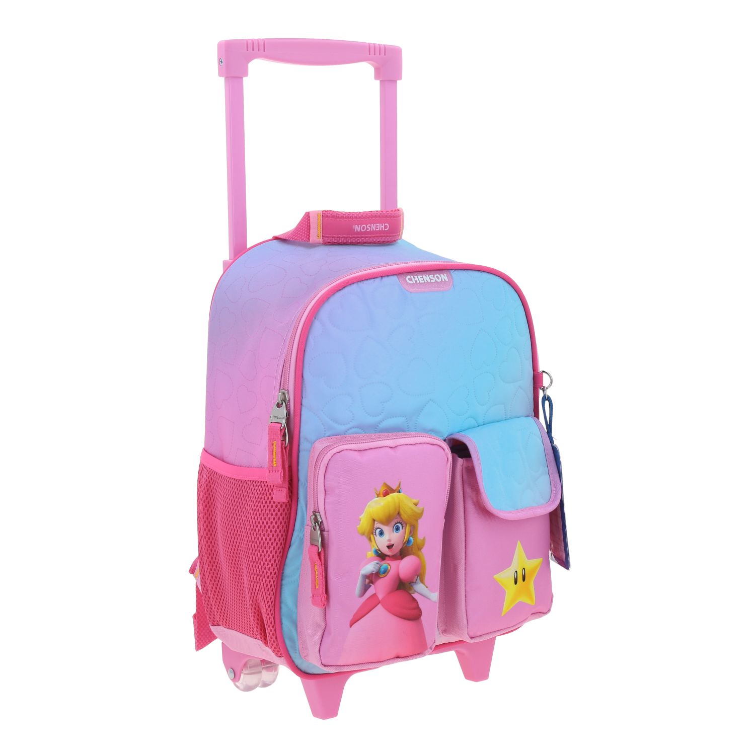 Foto 7 pulgar | Mochila Chica Kinder Con Ruedas Chenson Mario Bros Peach Mb70434-p Kiut