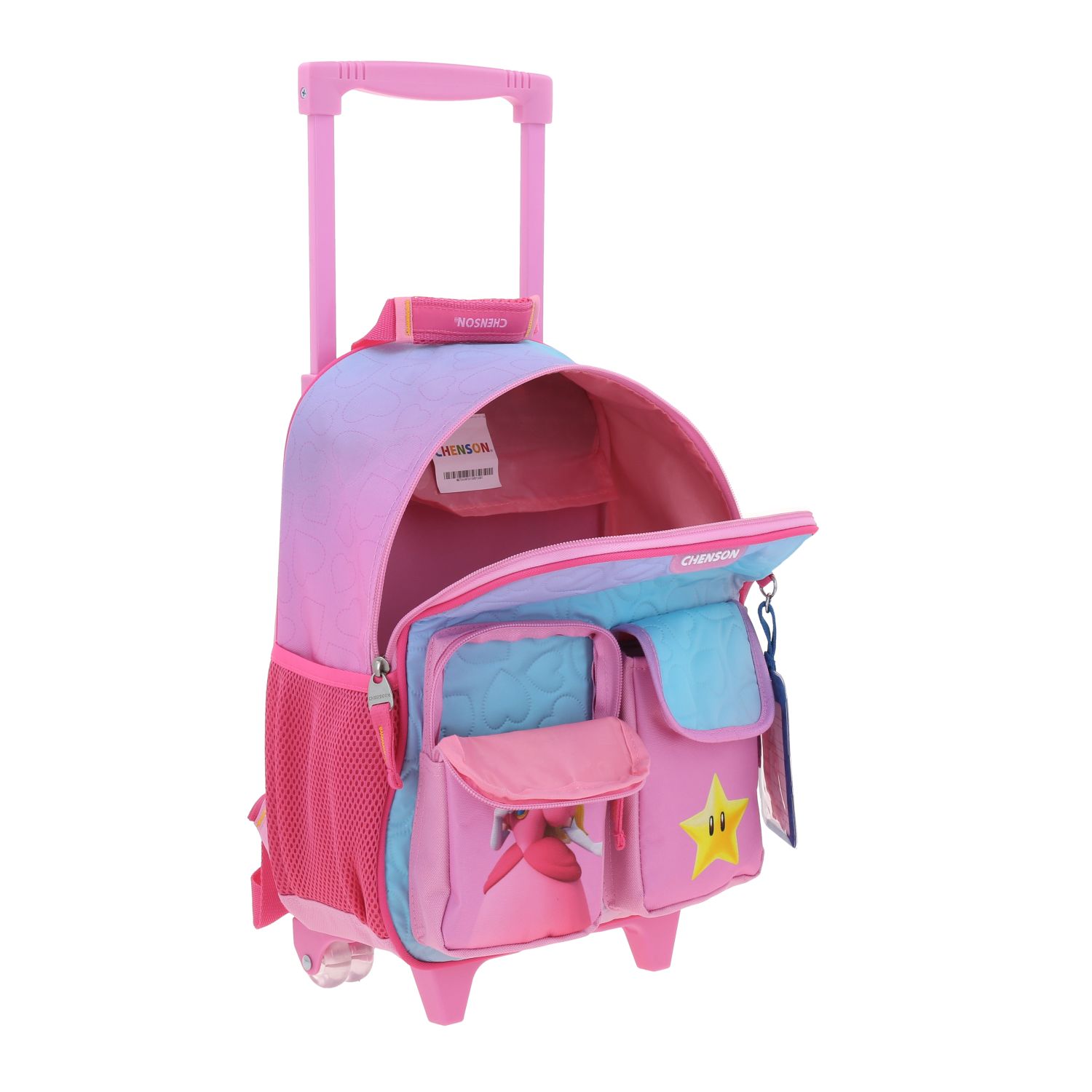 Foto 7 | Mochila Chica Kinder Con Ruedas Chenson Mario Bros Peach Mb70434-p Kiut
