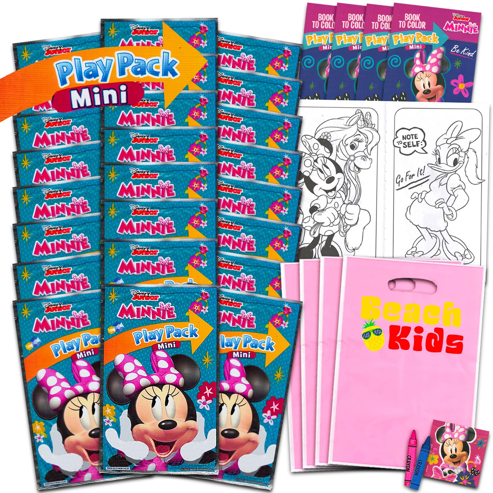 Foto 1 | Set De Obsequios Para Fiestas De Cumpleaños De Minnie Mouse De Disney Para Niños - Venta Internacional.