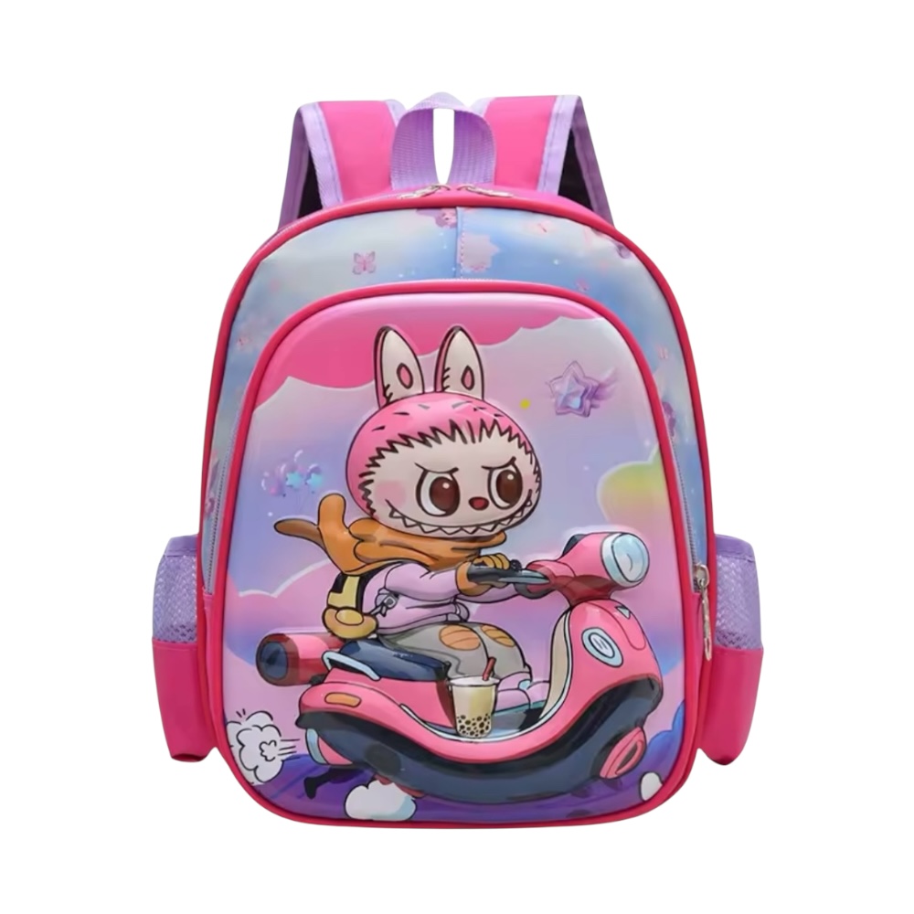Foto 1 | Mochila Escolar Infantil Color Rosa De Labubu