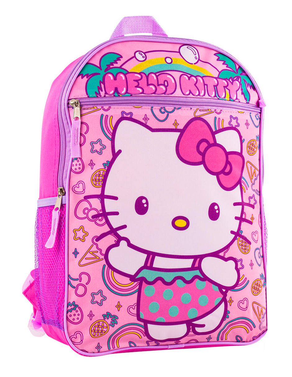 Foto 2 | Set Mochila Lonchera Llavero Vaso Clip De Hello Kitty