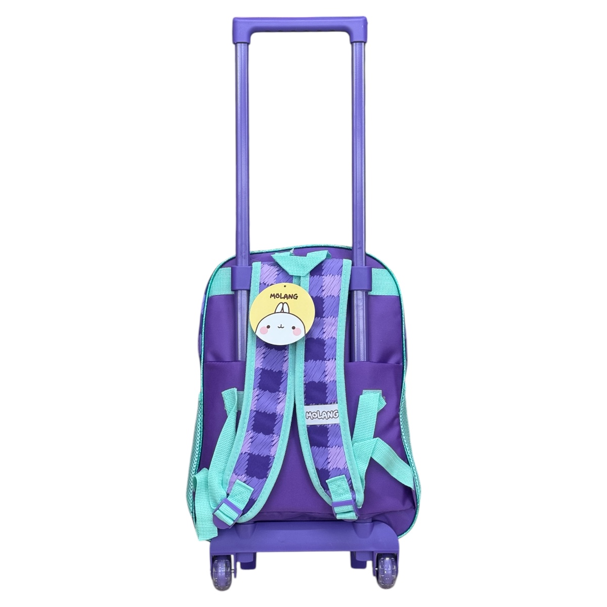 Foto 5 | Mochila Rodante Escolar Primaria Para Niña Personaje Molang Color Morado