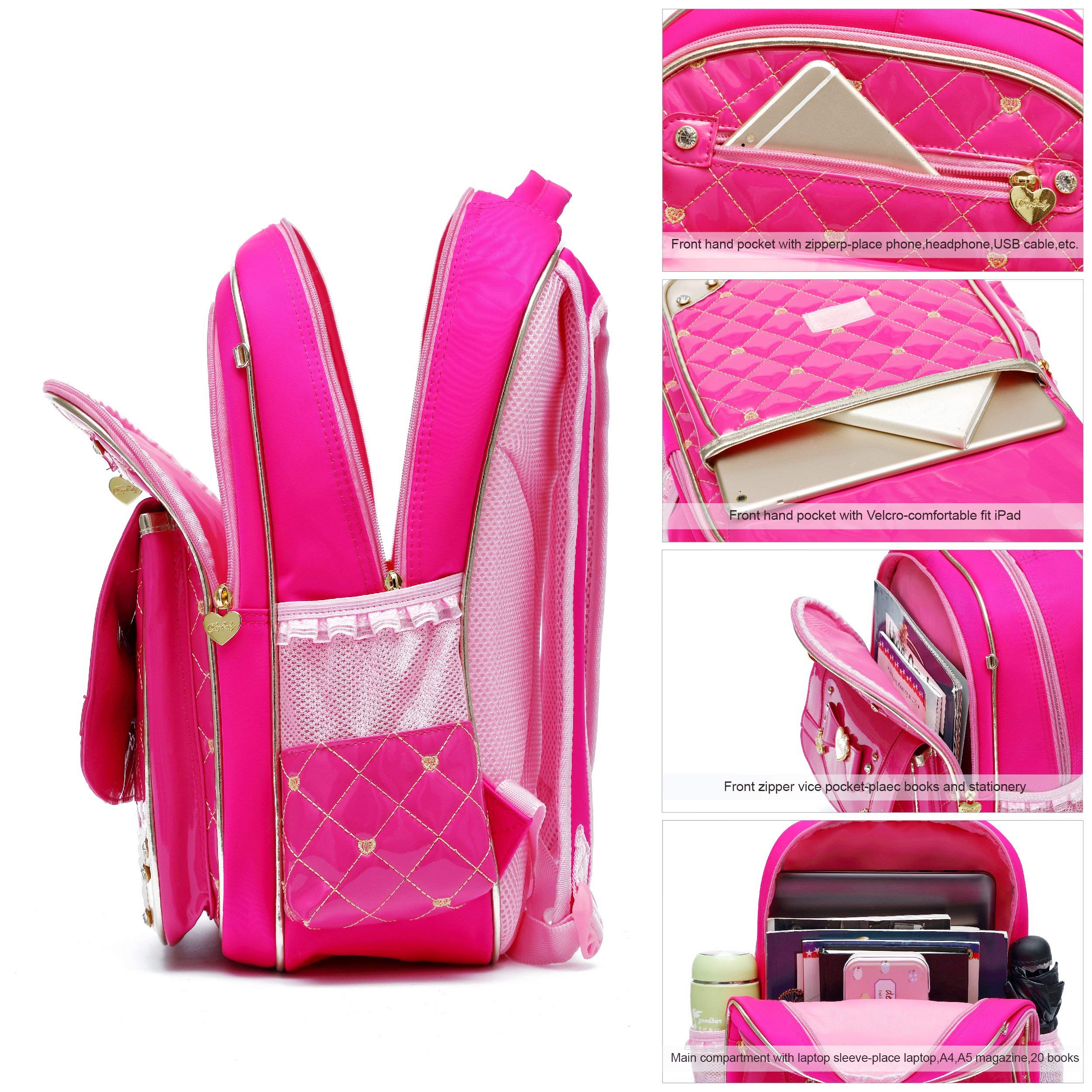 Foto 4 pulgar | Mochila Ao Ali Victory Rosa-Venta Internacional