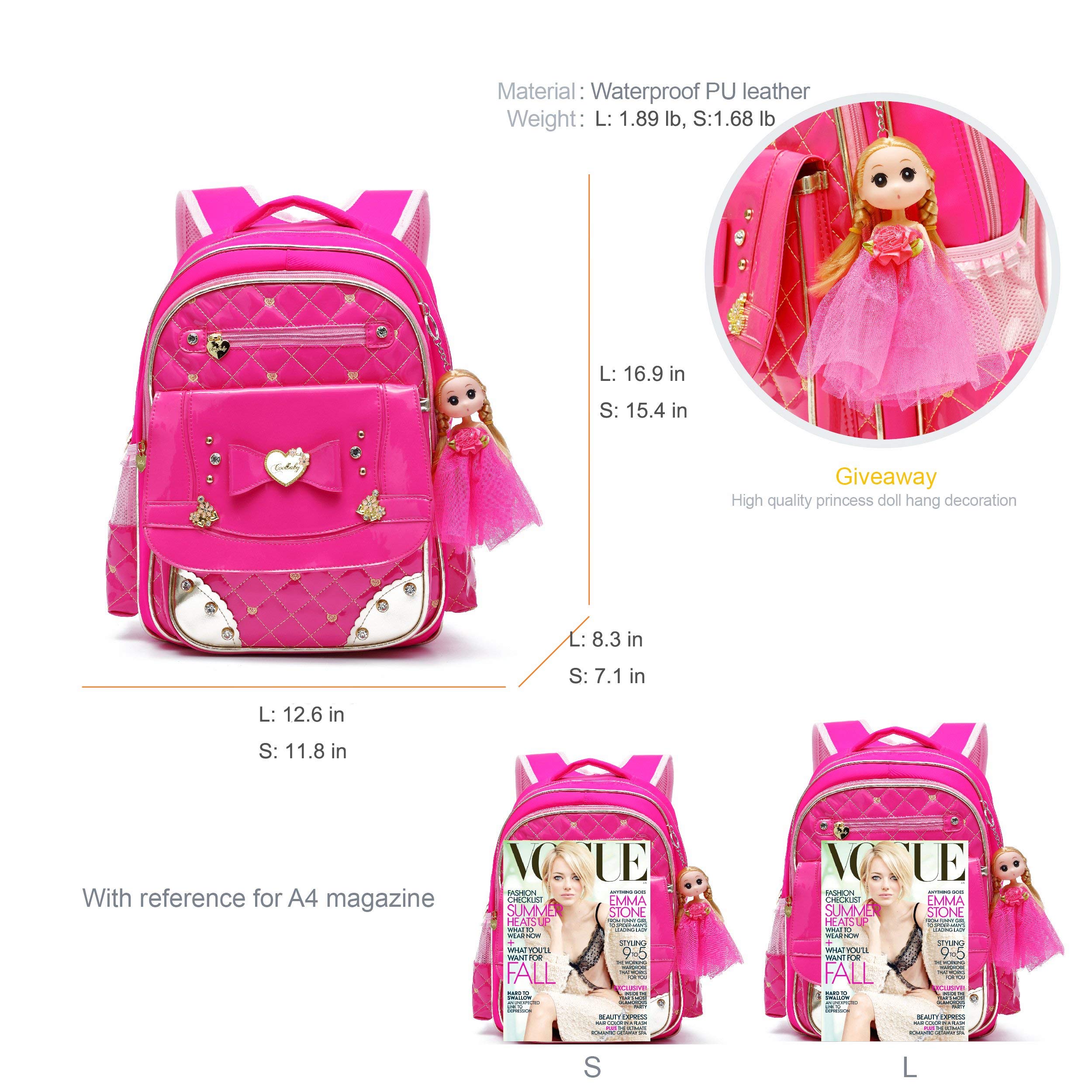 Foto 7 pulgar | Mochila Ao Ali Victory Rosa-Venta Internacional